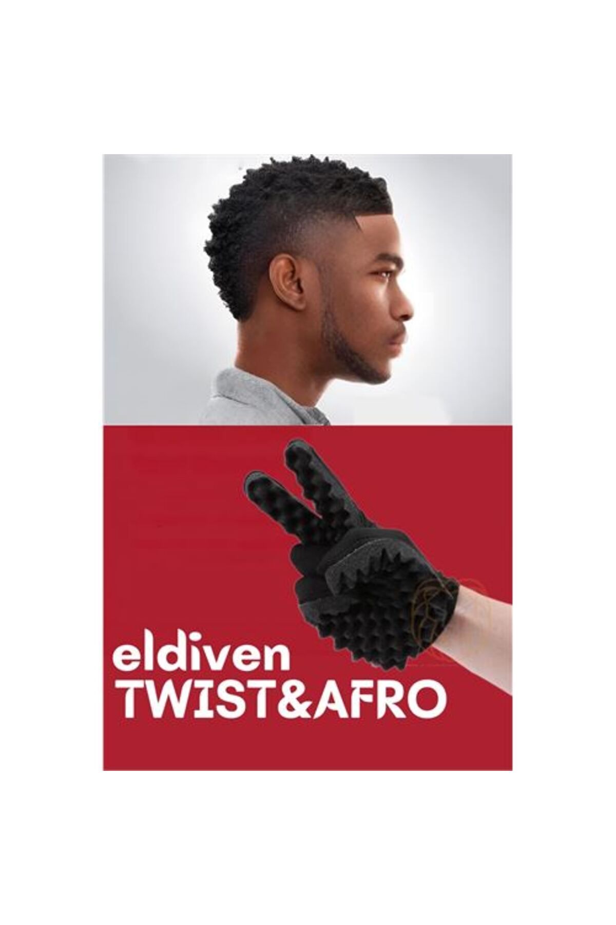 NEZADE STORE Afro Twist Süngerli Saç Eldiveni