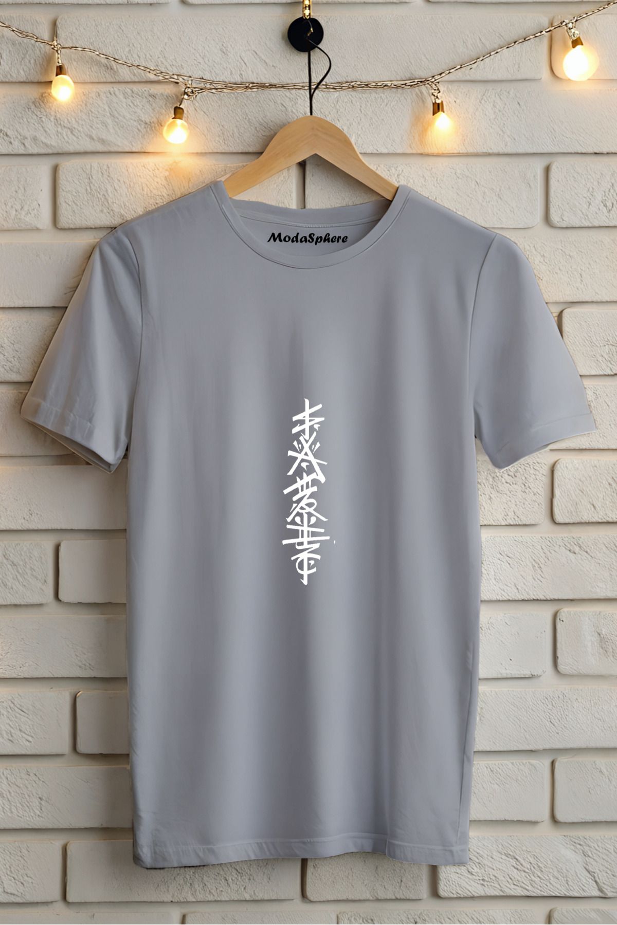 ModaSphere Baskılı Unisex Oversize Tişört