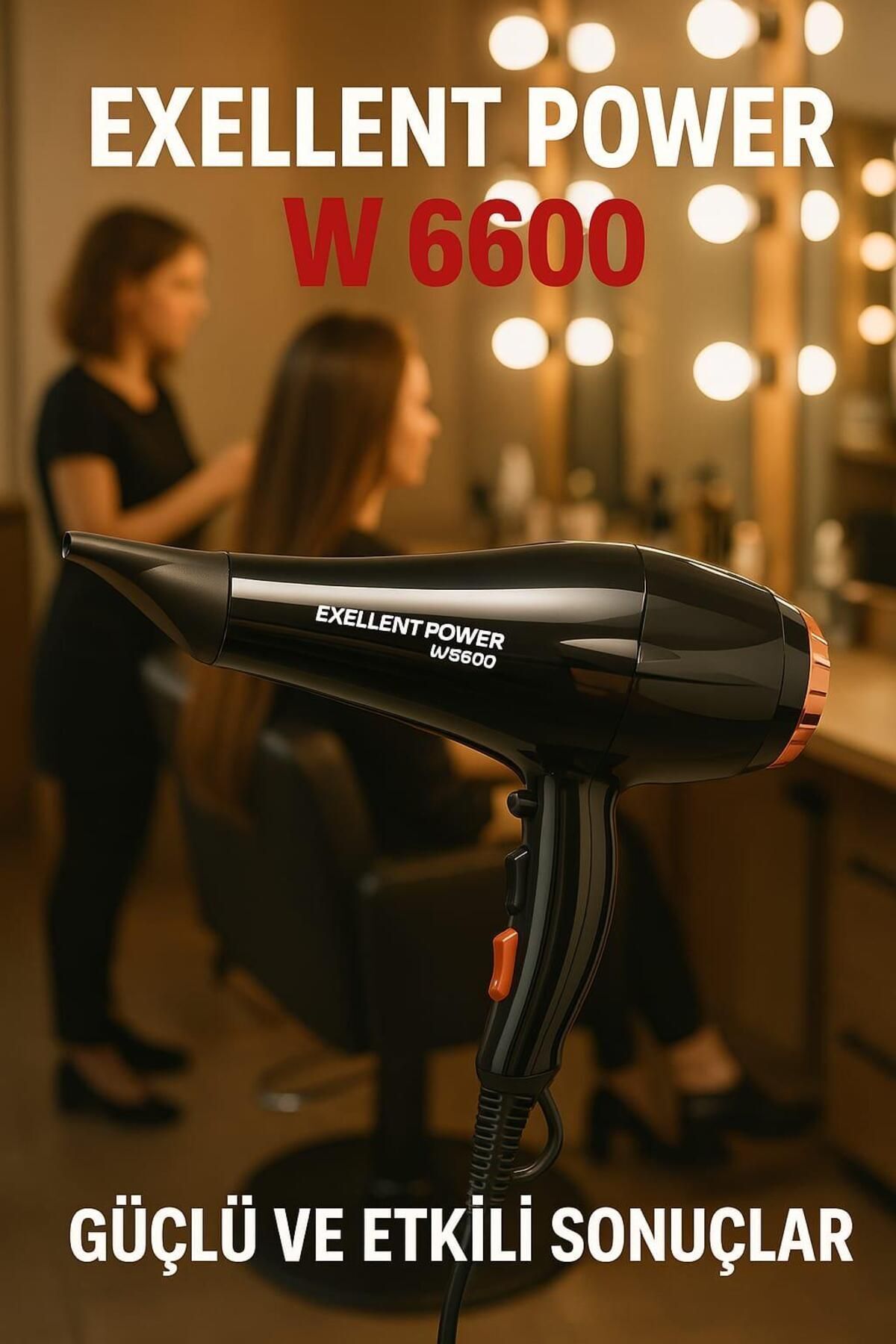 BESTWAY KUAFÖR & GÜZELLİK SALONU Exellent W6600 Fön Maki̇nasi