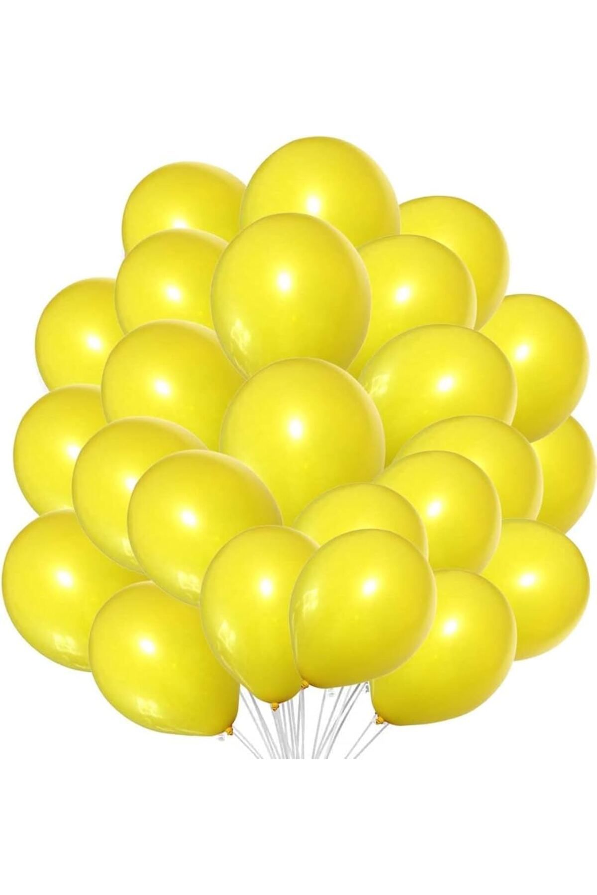 ZENVİVA METALİK BALON SARI 50 ADET