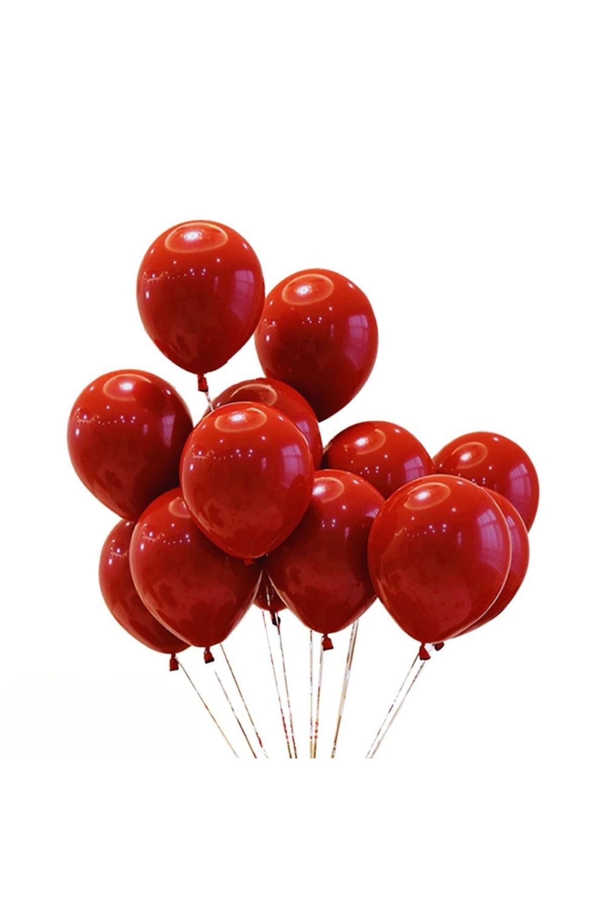 ZENVİVA METALİK BALON KIRMIZI 50 ADET