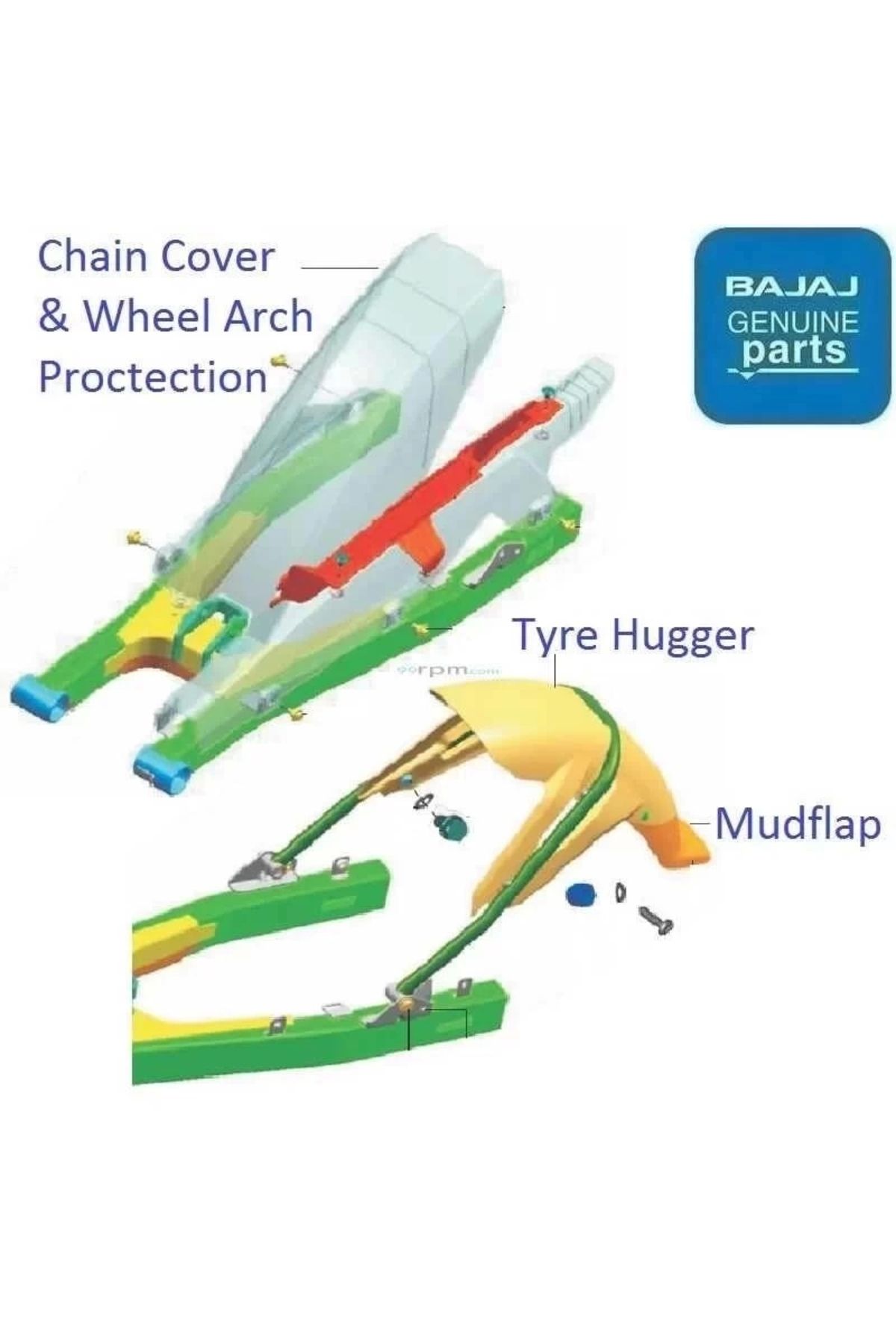 Bajaj Discover 125 ST Zincir Muhafazası Orijinal