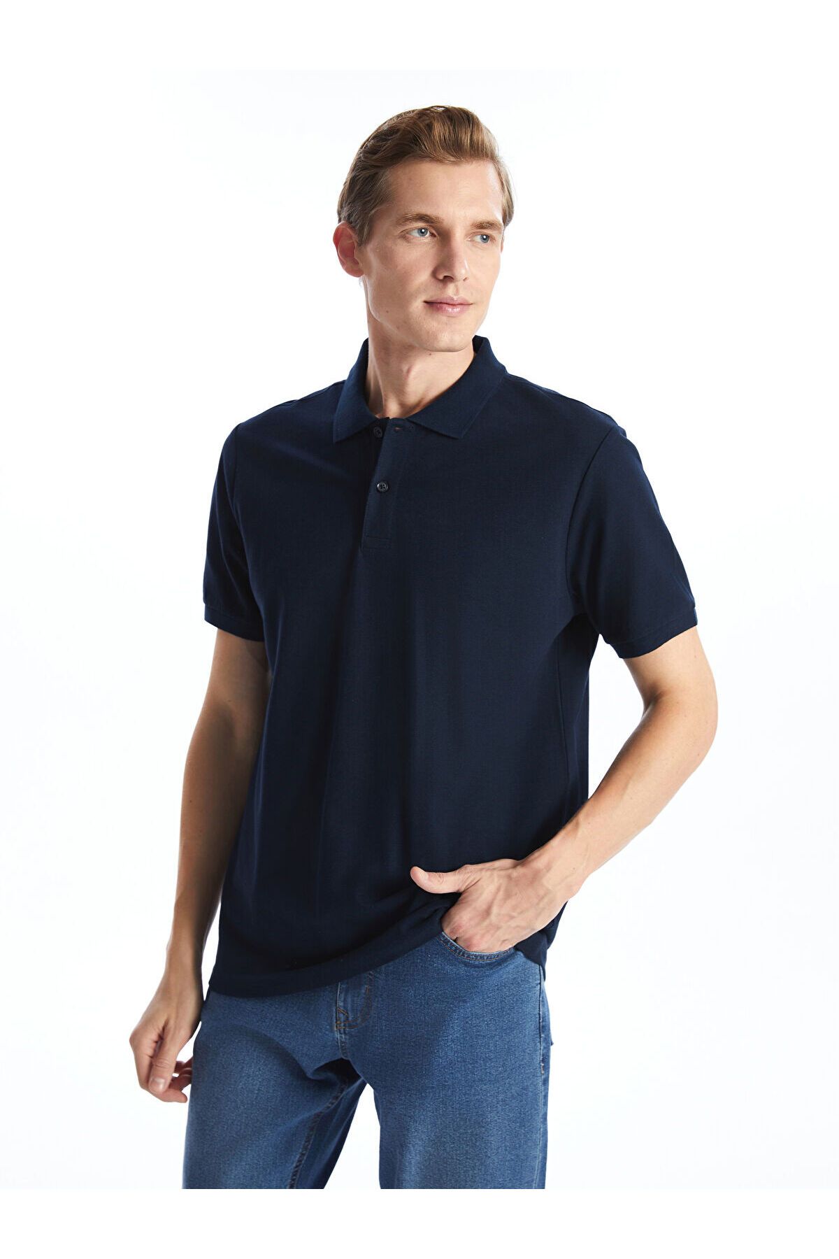 LC Waikiki Polo Yaka Kısa Kollu Pike Erkek Tişört