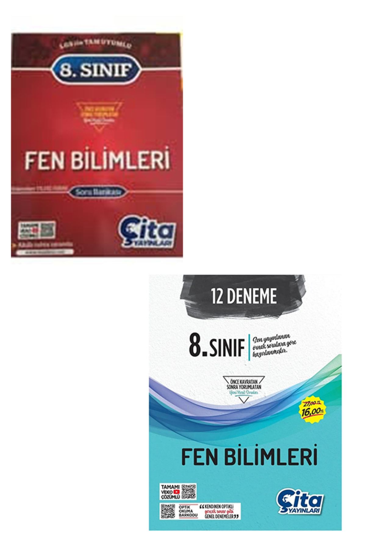 Yeni Müfredat Yayınları 8. Sınıf Fen Bilimleri Soru Bankası ve Deneme Seti