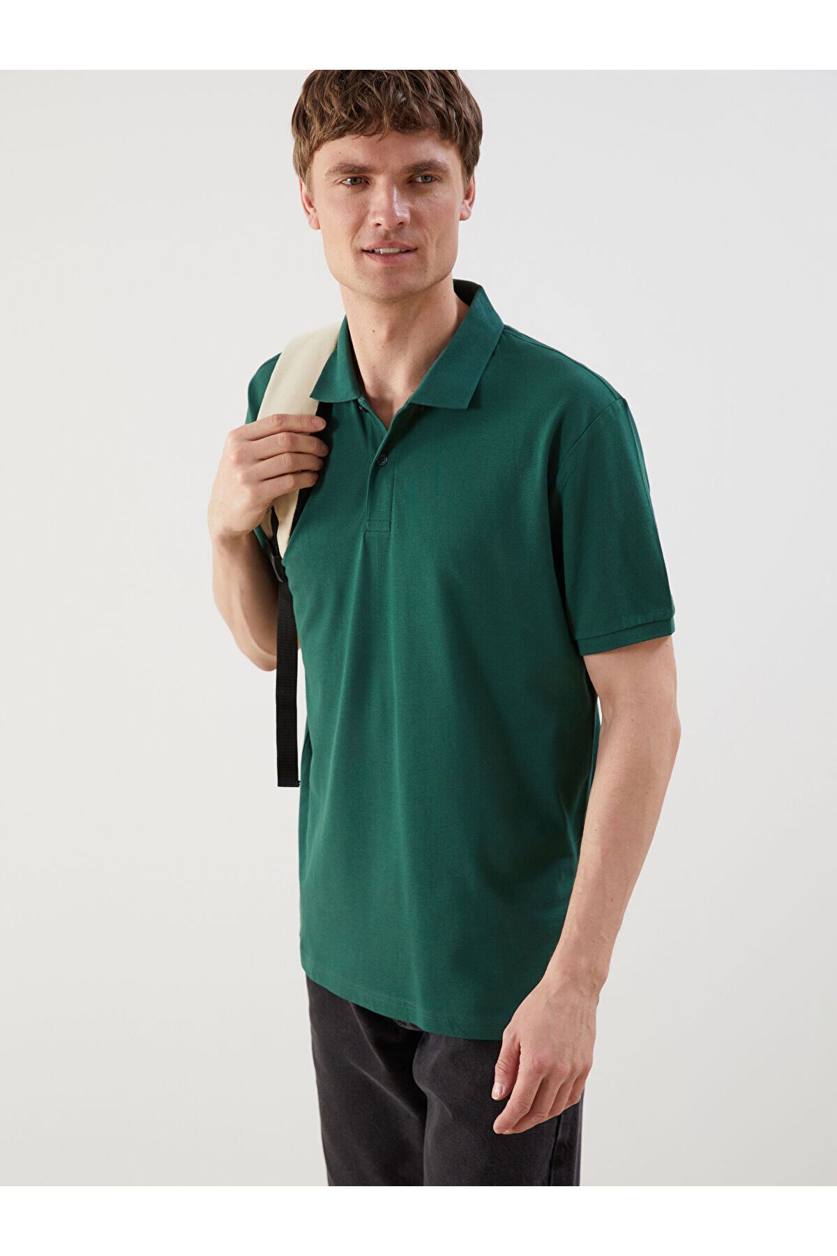 LC Waikiki Polo Yaka Kısa Kollu Pike Erkek Tişört