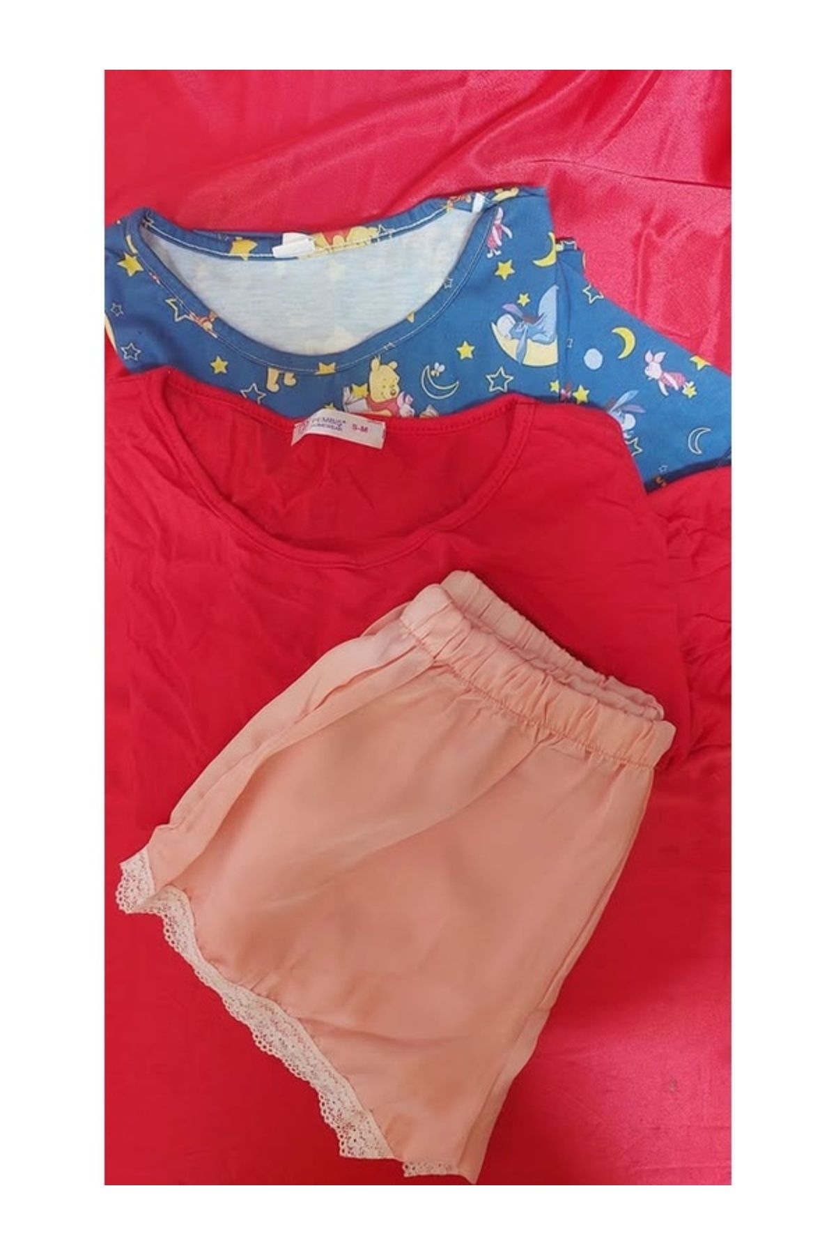 PEMBİŞ HOMEWEAR 2 ADET TSHORT VE ŞORT Kod dex6
