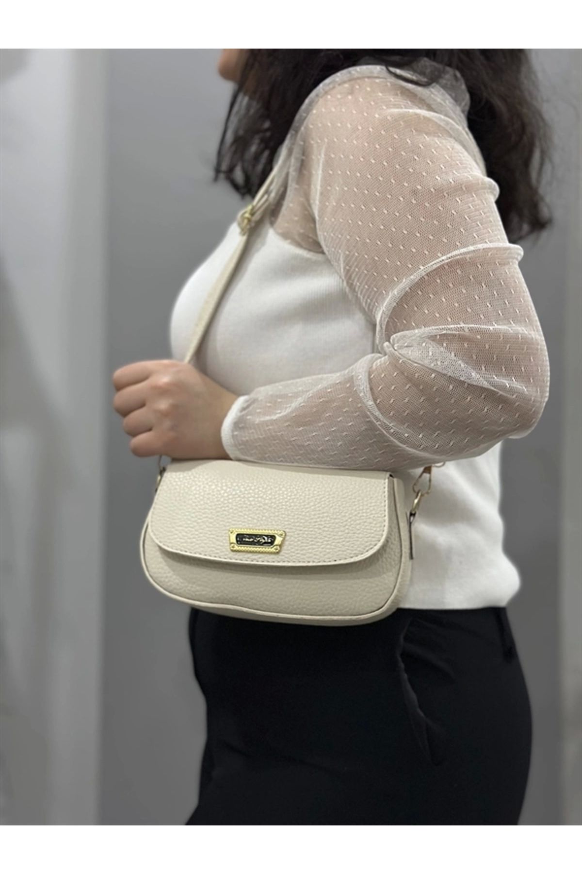 FASHIONLINE Krem cilt jessi çanta