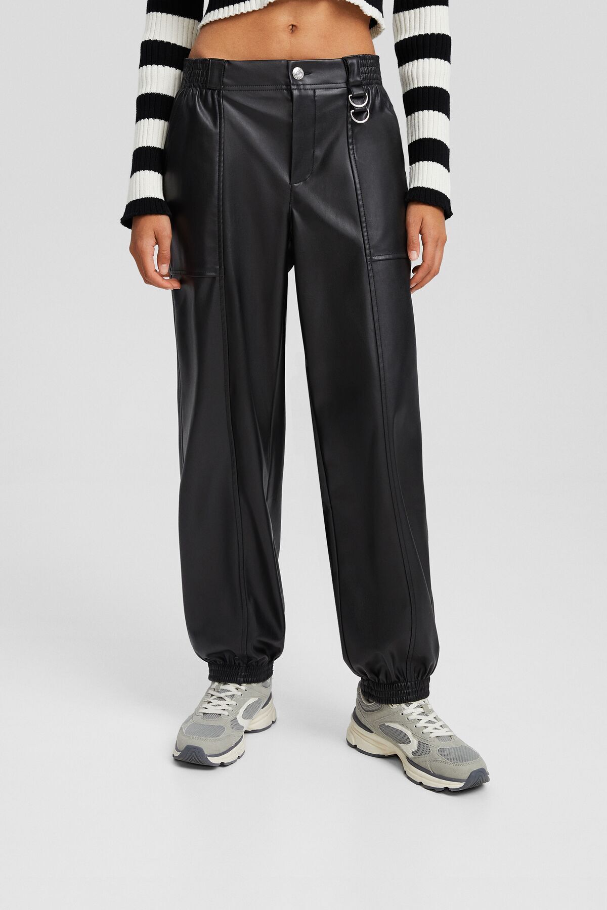 Butik Allbucks Bersh ka Suni Deri Jogger Pantolon Abbrs0043