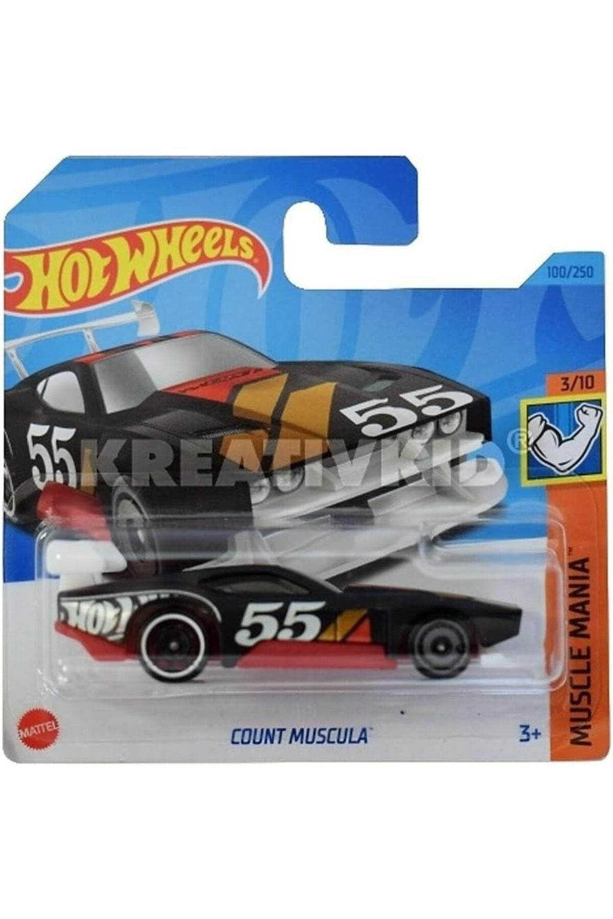 ÇAĞUR Dark Wheels Count Muscula Oyuncak Arabalar siyah Yenii 1099594