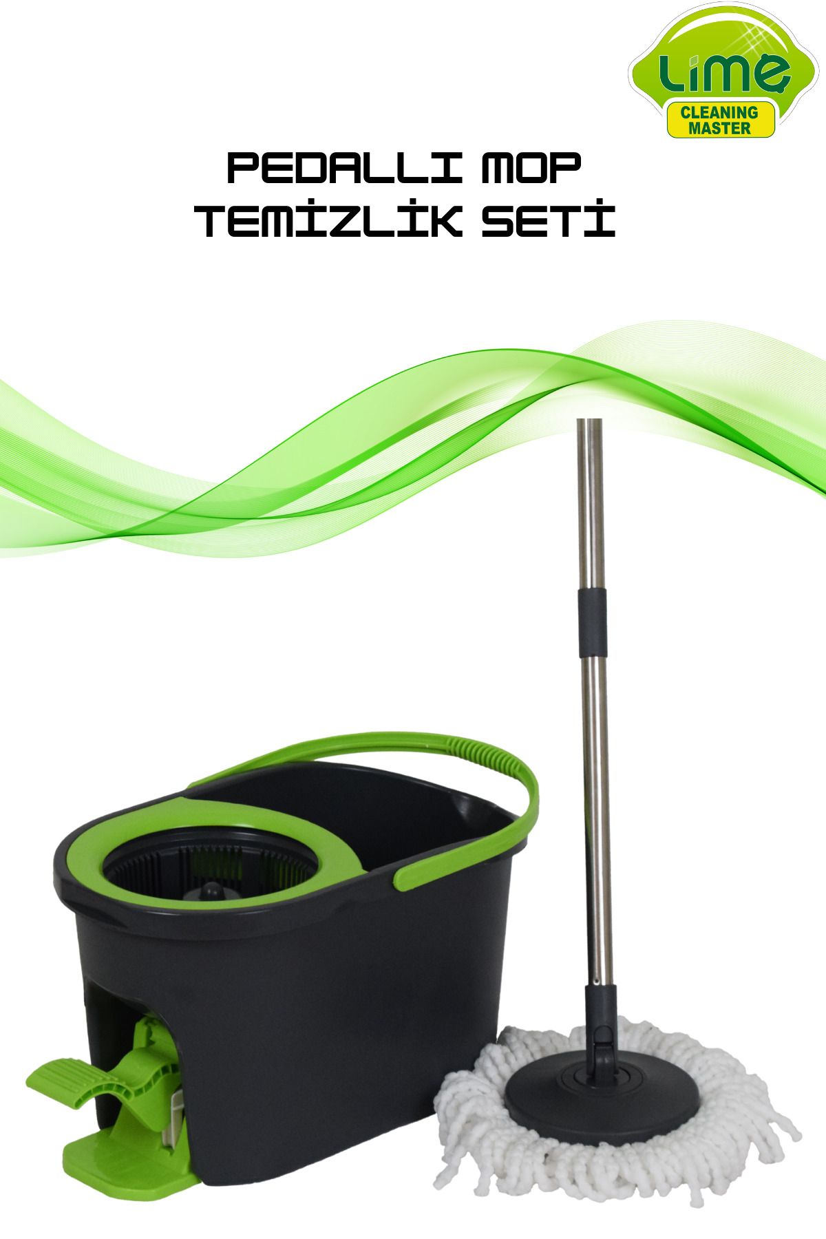 Lime Pedallı Temizlik Seti - Üretici Garantili