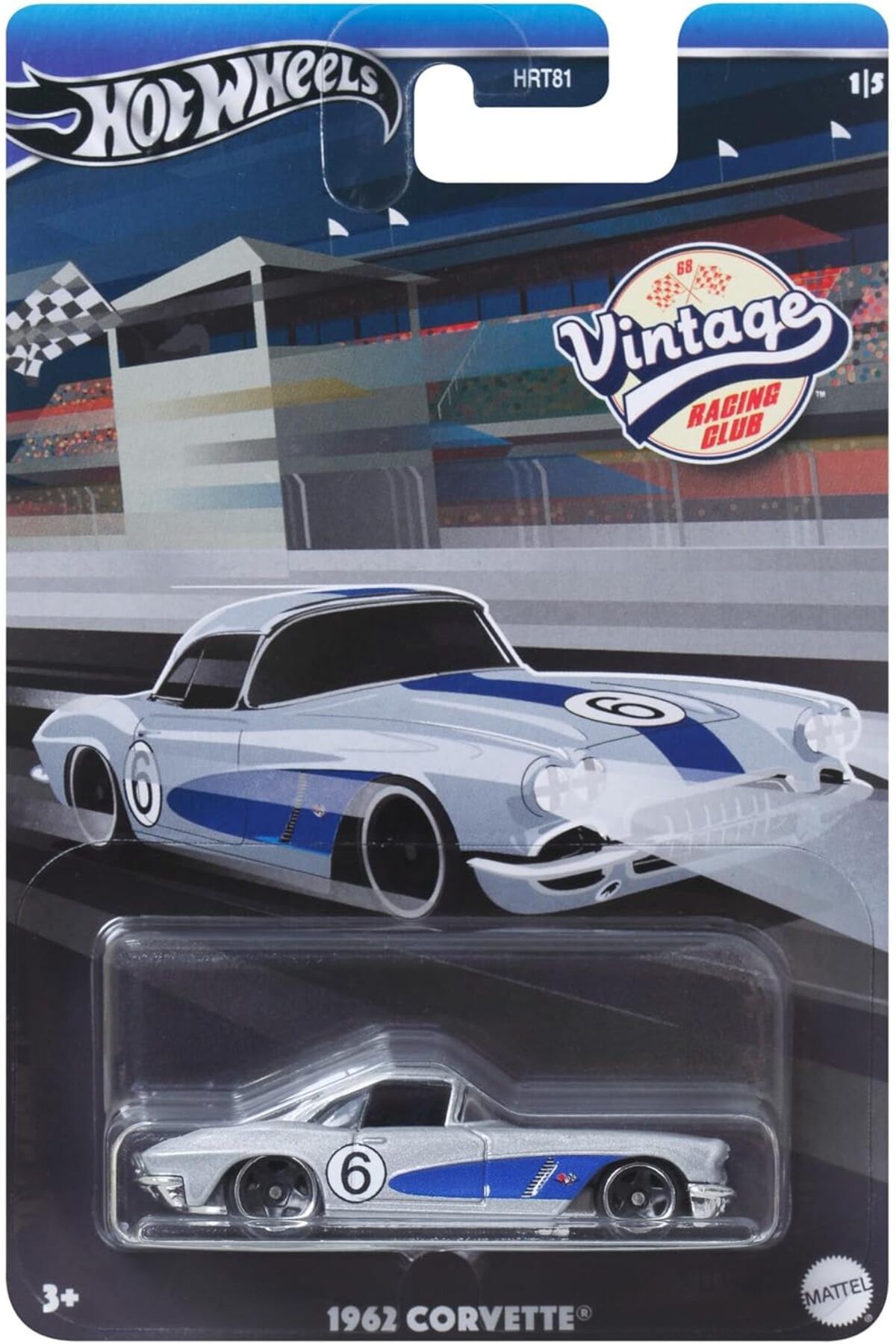 ÇAĞUR Dark Wheels Vintage Racing Club 1962 Corvette HRV06 Yenii 1099594