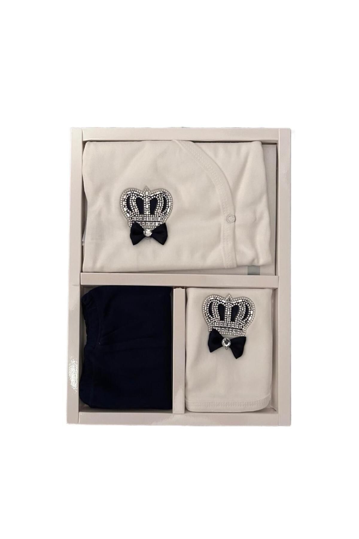 Rila Collection Yeni Sezon Kutulu 5li Hastane Çıkış Seti Bebek Yenidoğan Kıyafeti