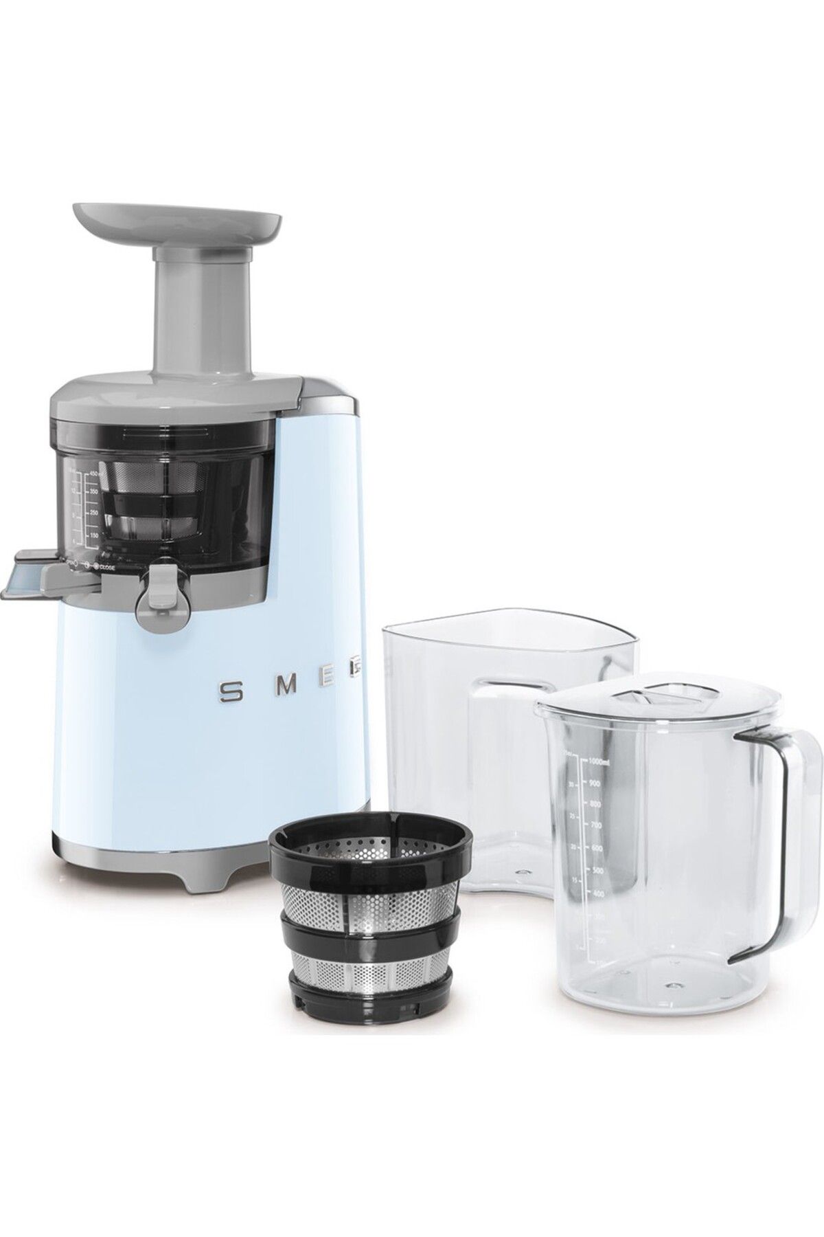SMEG Katı Meyve Sıkacağı Meyve Sebze Presi Mavi