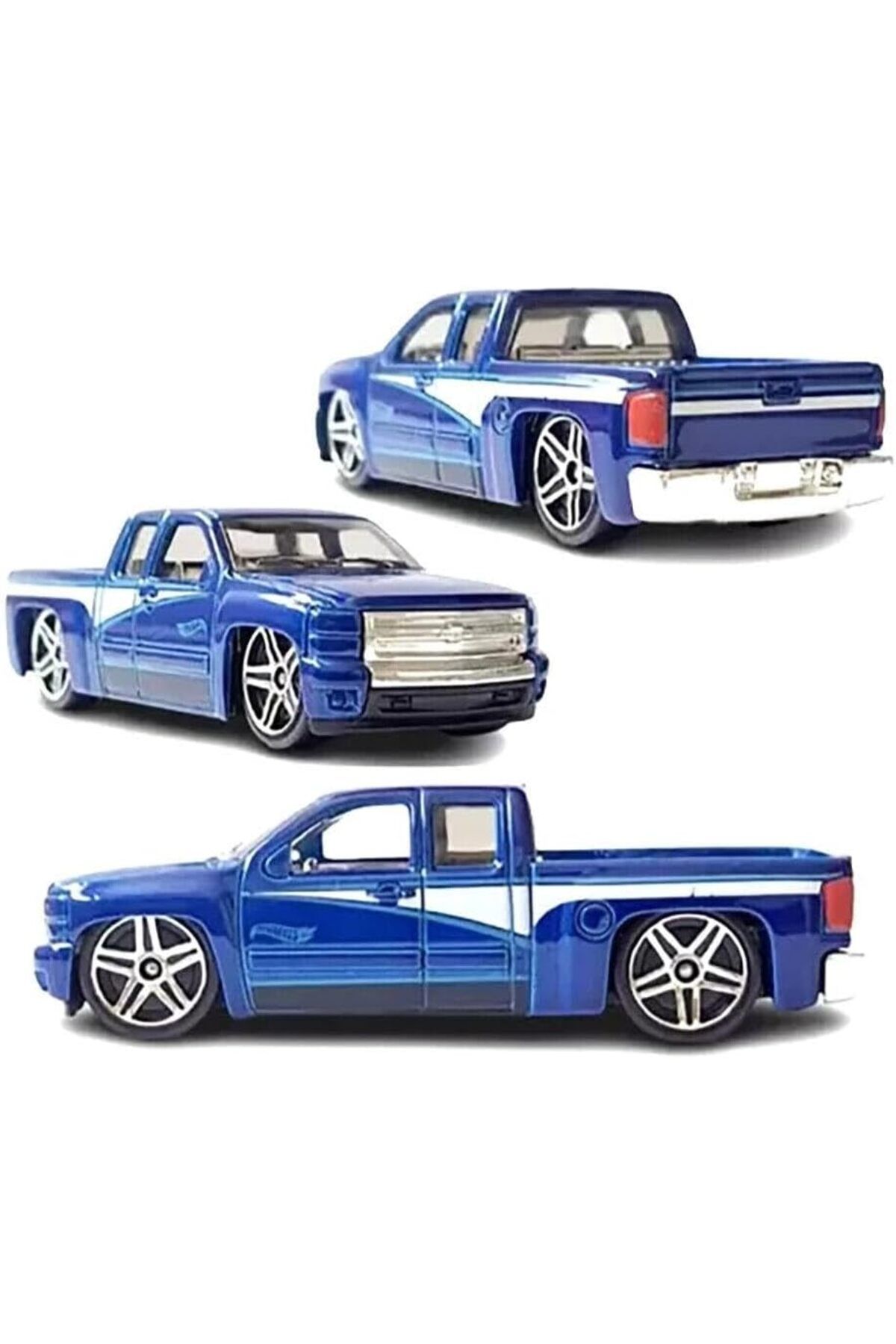 ÇAĞUR Dark Wheels Tekli Arabalar Chevy Silverado HTC67 Yenii 1099594