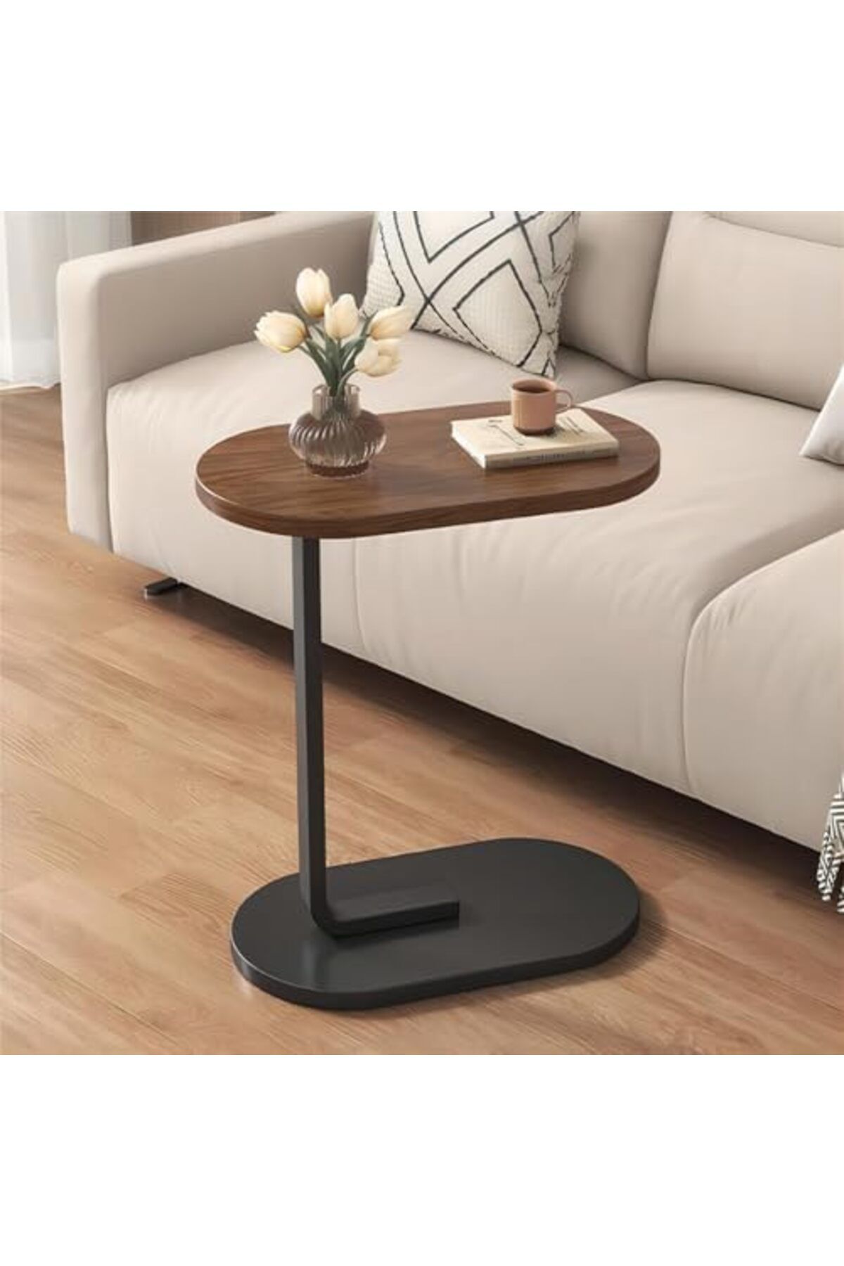 Vital-Home Side Tables for Small Spaces, Sofa Side Table Small Coffee Table Anti-Rust Waterproof, En 5
