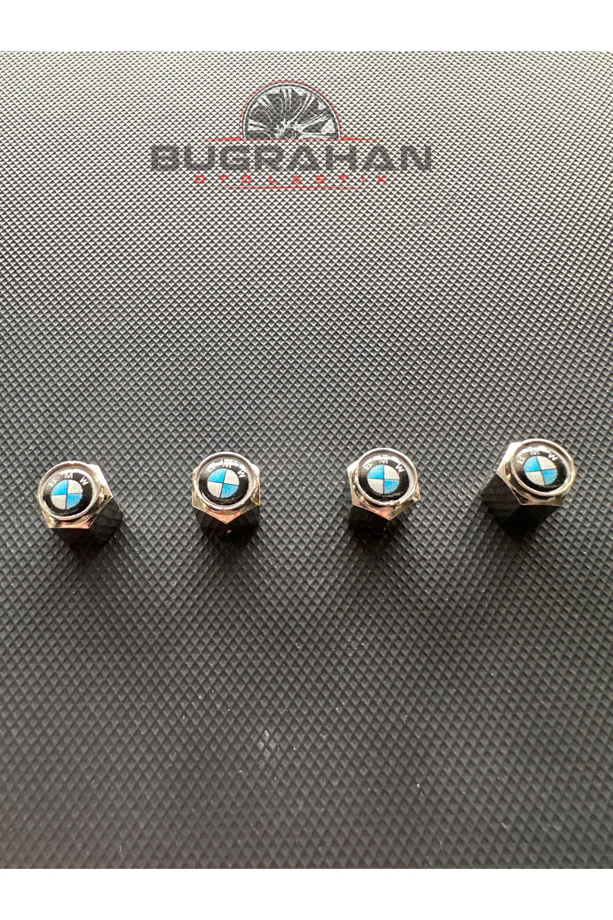 OEM Bmw Logolu Sibop Kapağı Alüminyum Sibop Kapağı 4 Adet 3 Çeşit Sibop Kapağı Hediye!