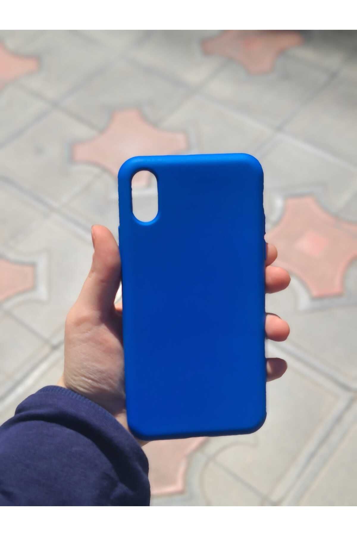 CEP-HANE Apple iPhone X-Xs Silikon İçi Kadife Telefon Kılıfi
