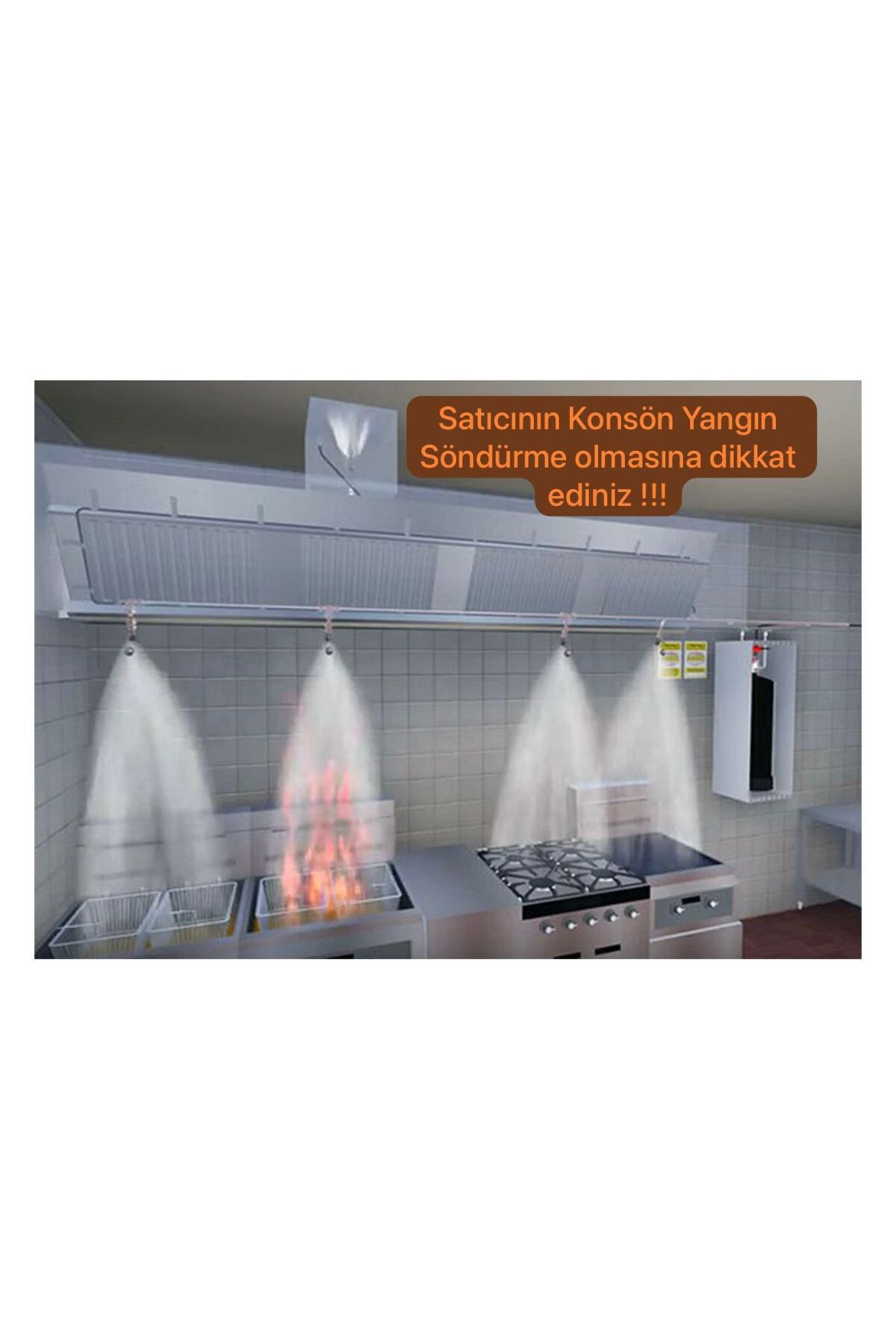 KONSÖN YANGIN SİSTEMLERİ VE KİMYASALLARI 6 KG DAVLUMBAZ SÖNDÜRME SİSTEMİ