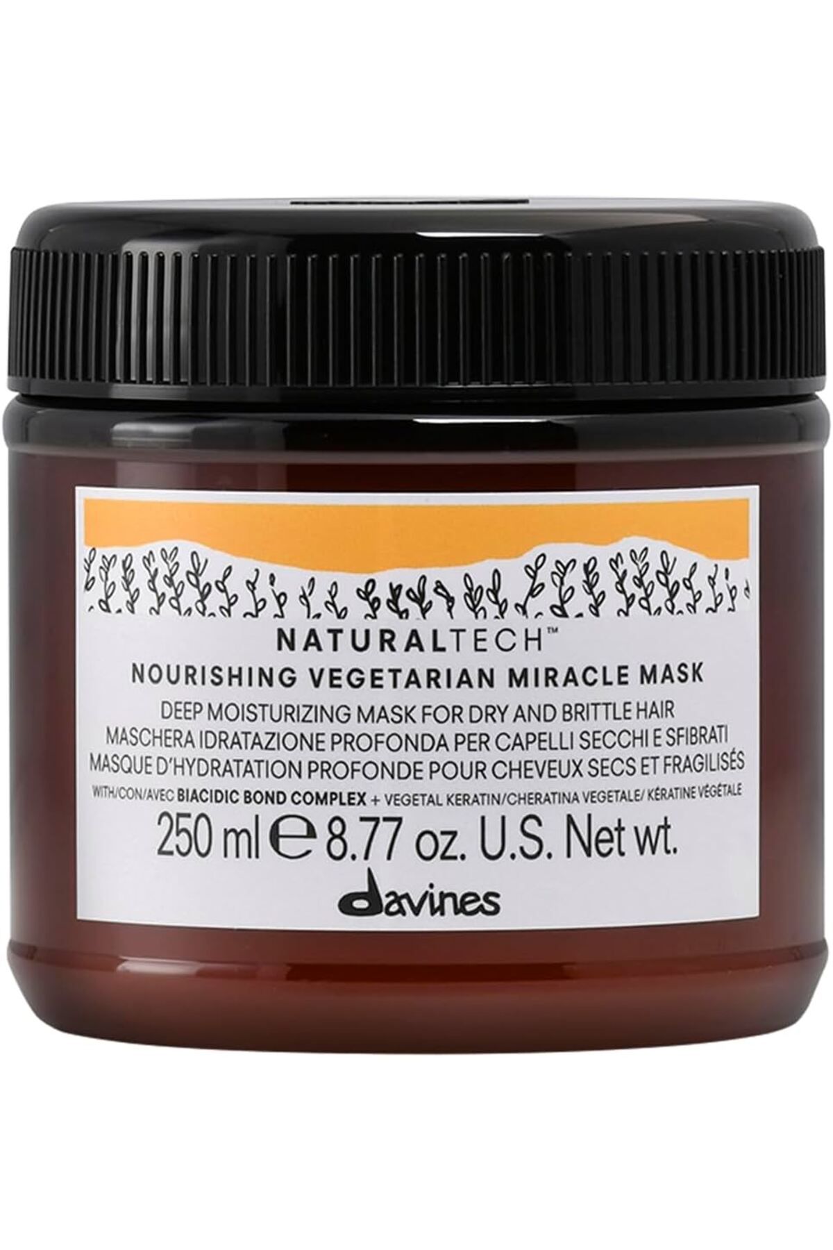 ماسک مو مردانه و زنانه تغذیه کننده DAVINE NATURALTECH موهای عروسی 250 میل Davines