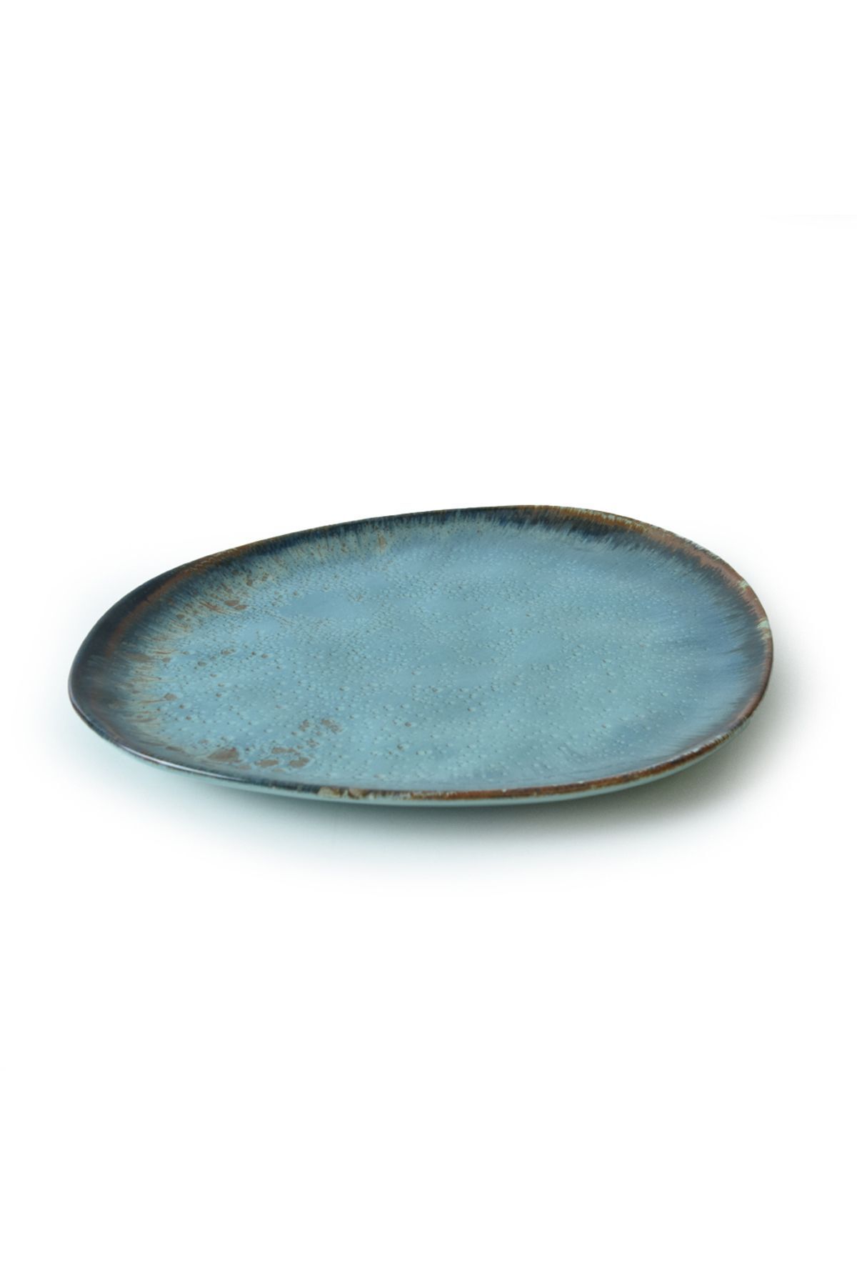 Keramika-Reactive Turquoise Trior Cake Plate 23 Cm 6 Pieces 19013 6