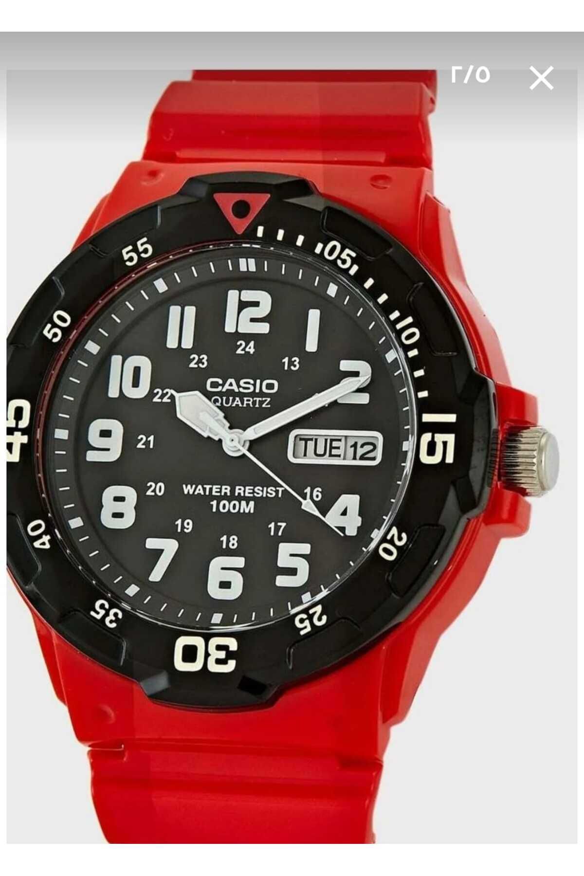 Casio-Unisex Watch with Red Dial MRW-200HC-R5001 4