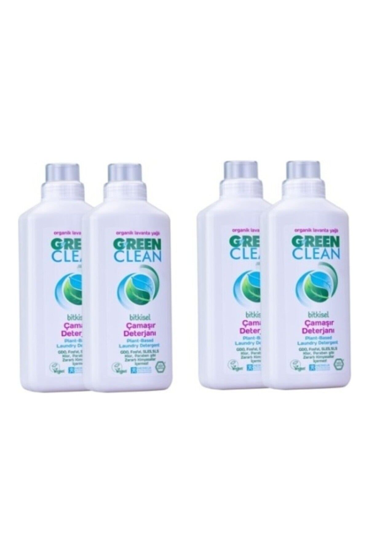 Green Clean Çamaşır Deterjanı 1000 Ml+4 Adet