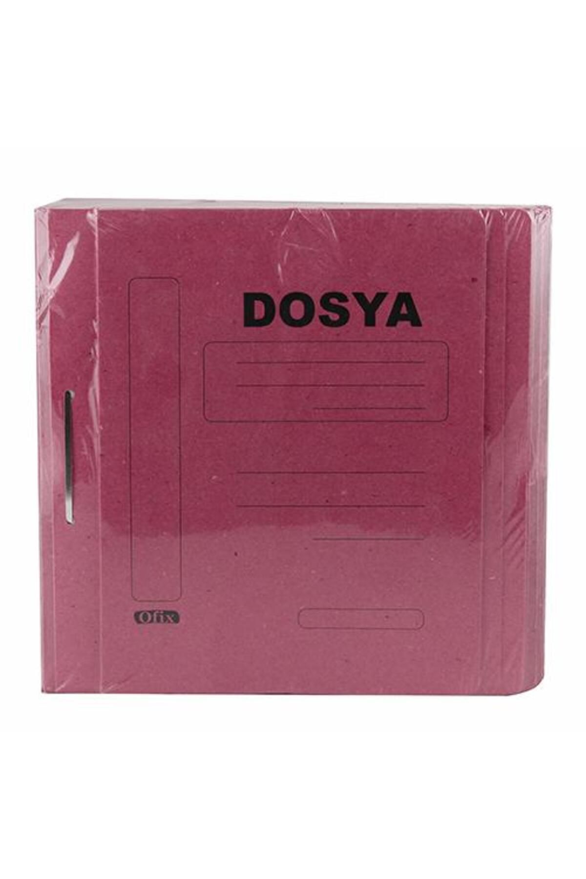 OFIX 96152 Tam Kapak Dosya Karton A4 50 Adet - Pembe