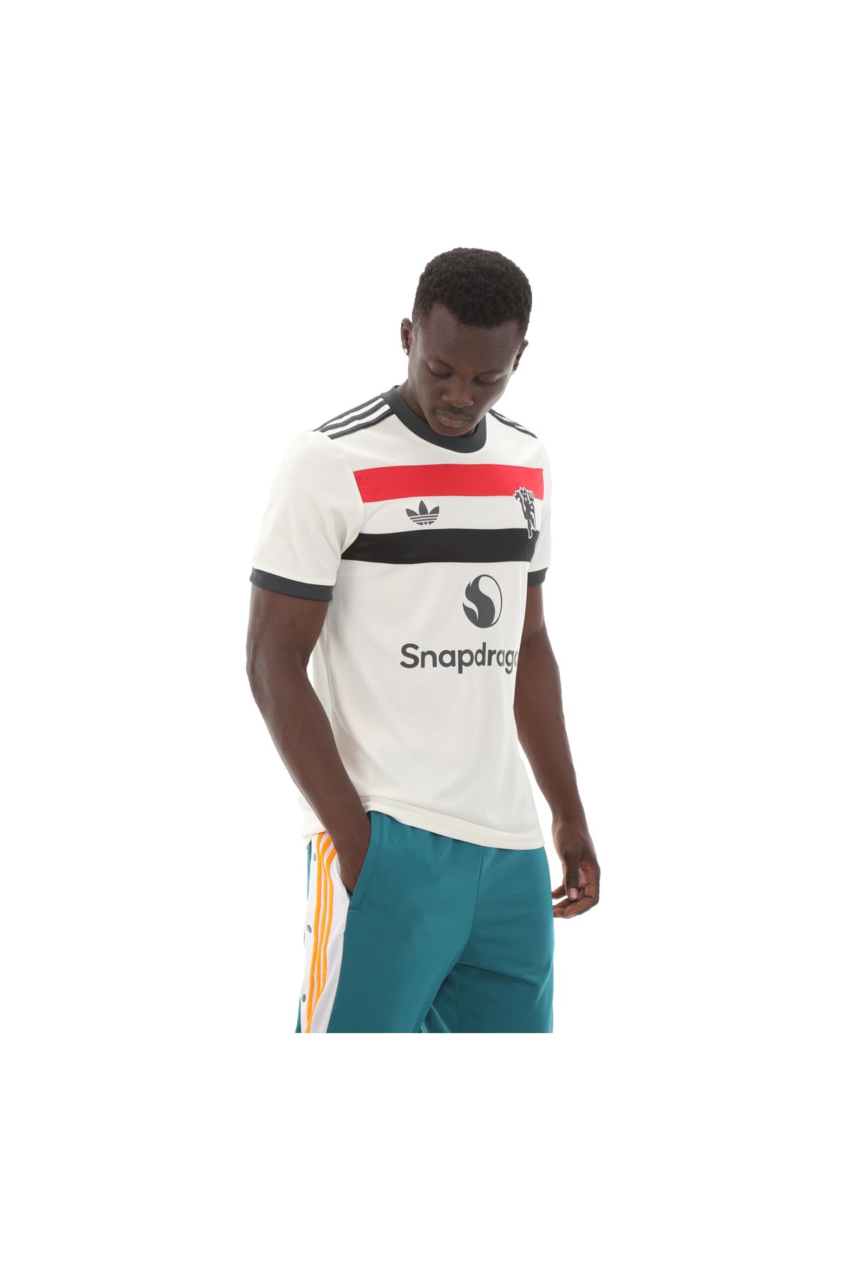 پیراهن ورزشی سفید مردانه E منچستر یونایتد 24 25 adidas