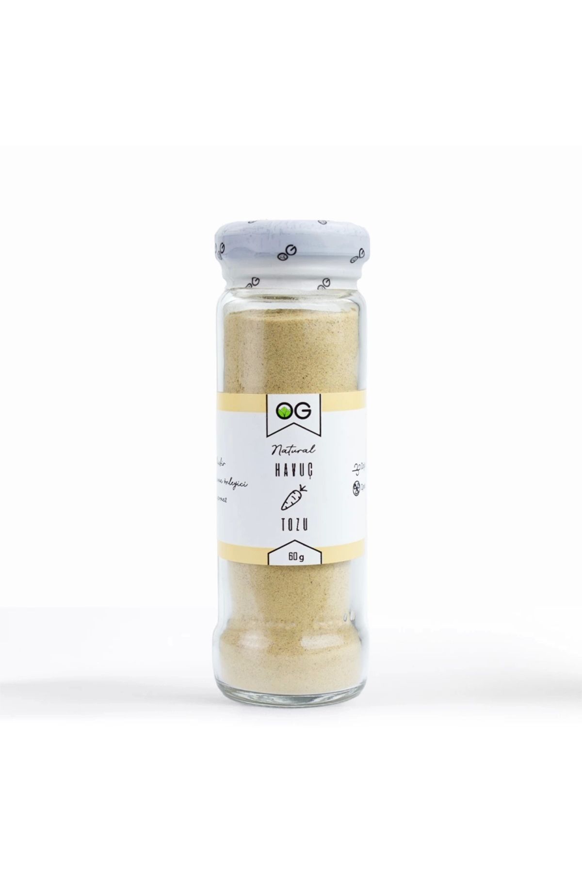OG natural Havuç Tozu 60 Gr