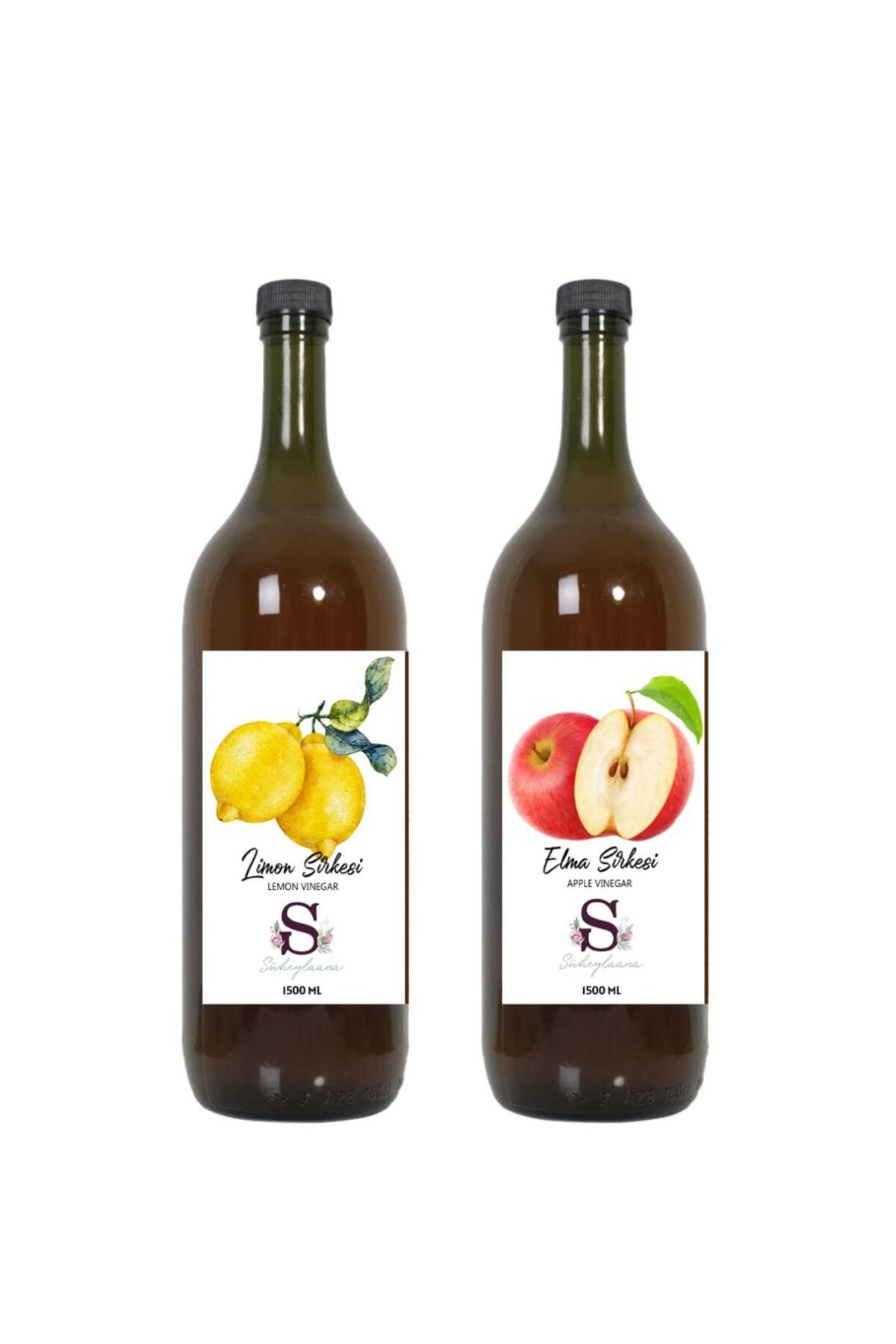 Süheylaana Doğal Limon Sirkesi 1500 Ml - Doğal Elma Sirkesi 1500 Ml