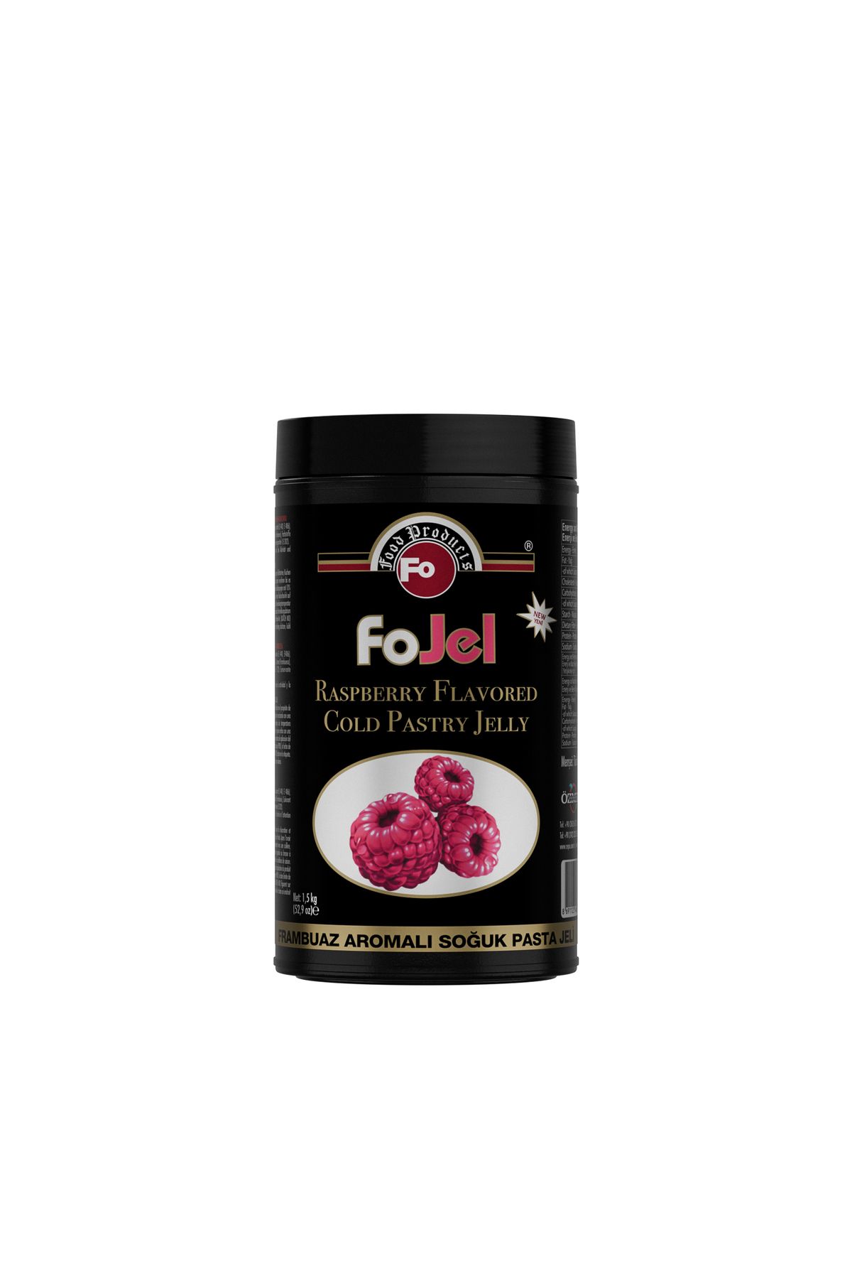 FO Frambuaz Aromalı Soğuk Pasta Jeli 1,5 KİLO