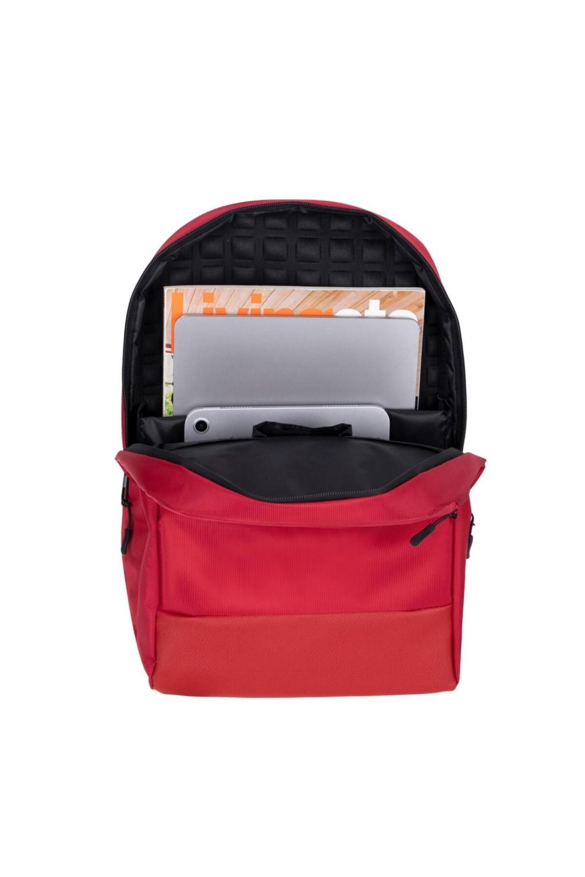 PLM-Palma 15.6'' Notebook Claret Red Backpack 3