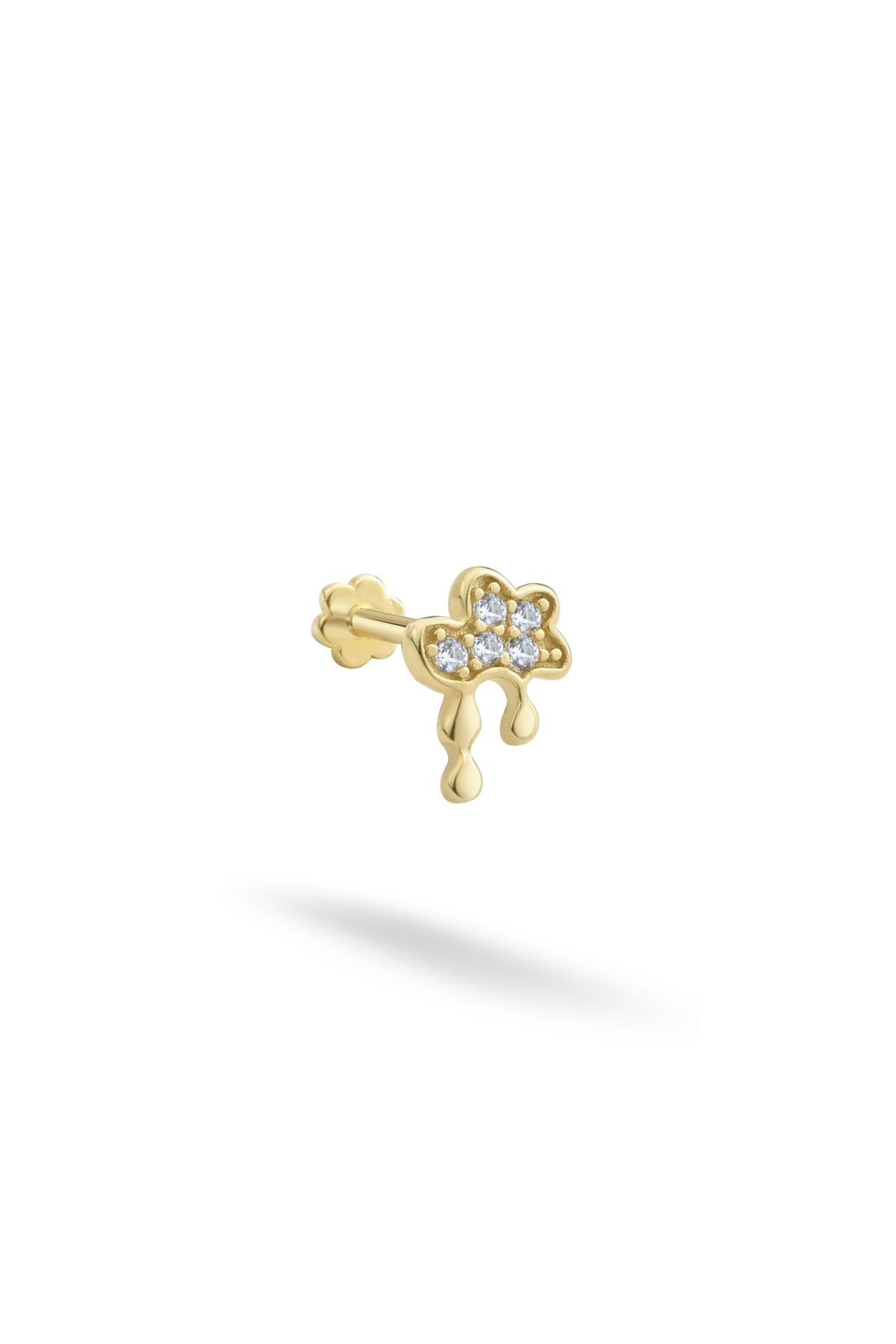 Lunia Atelier Damlayan Bulut Altın Piercing
