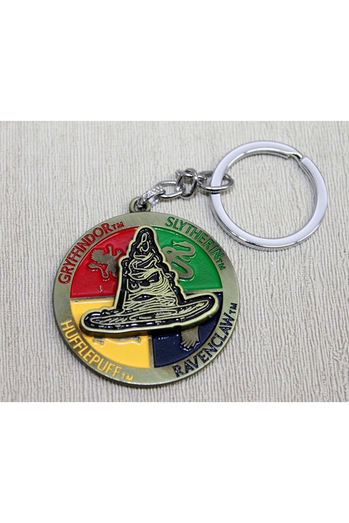 YNT İthalat Metal Dönen Harry Potter Seçmen Şapka Anahtarlık Alk3094