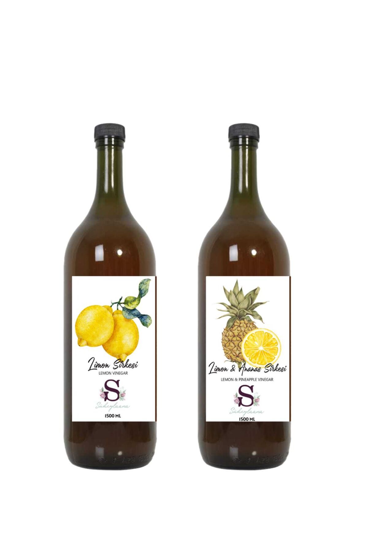Süheylaana Doğal Limon Sirkesi 1500 Ml - Doğal Limon & Ananas Sirkesi 1500 Ml