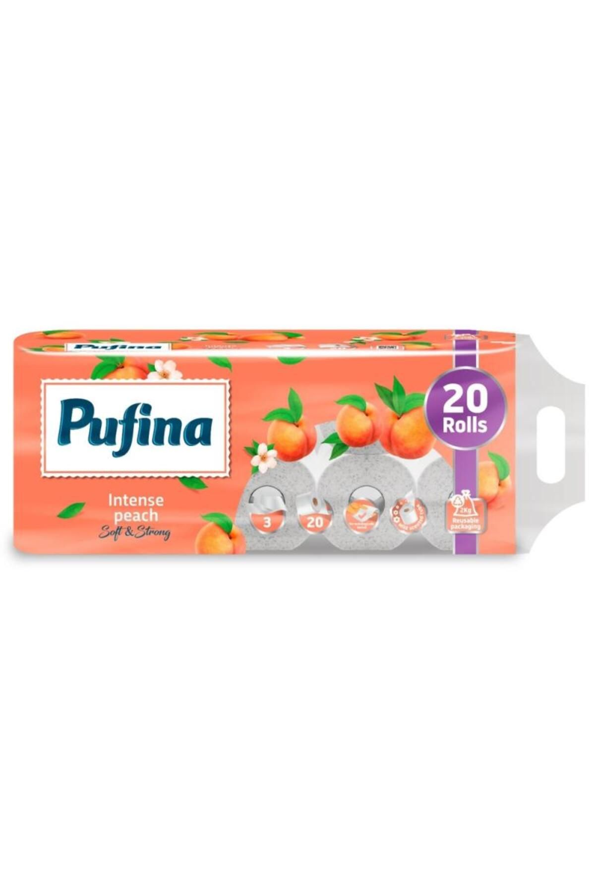 PUFINA Hartie Igienica Lux 20rol 3straturi Piersica - One Size