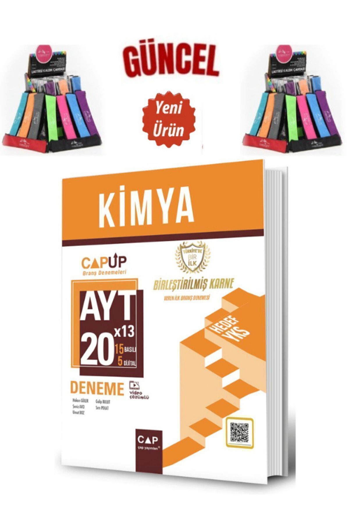 Ens Yayıncılık Çap 2024-2025 AYT Kimya 20 X 13 Up Deneme+Kalemlik
