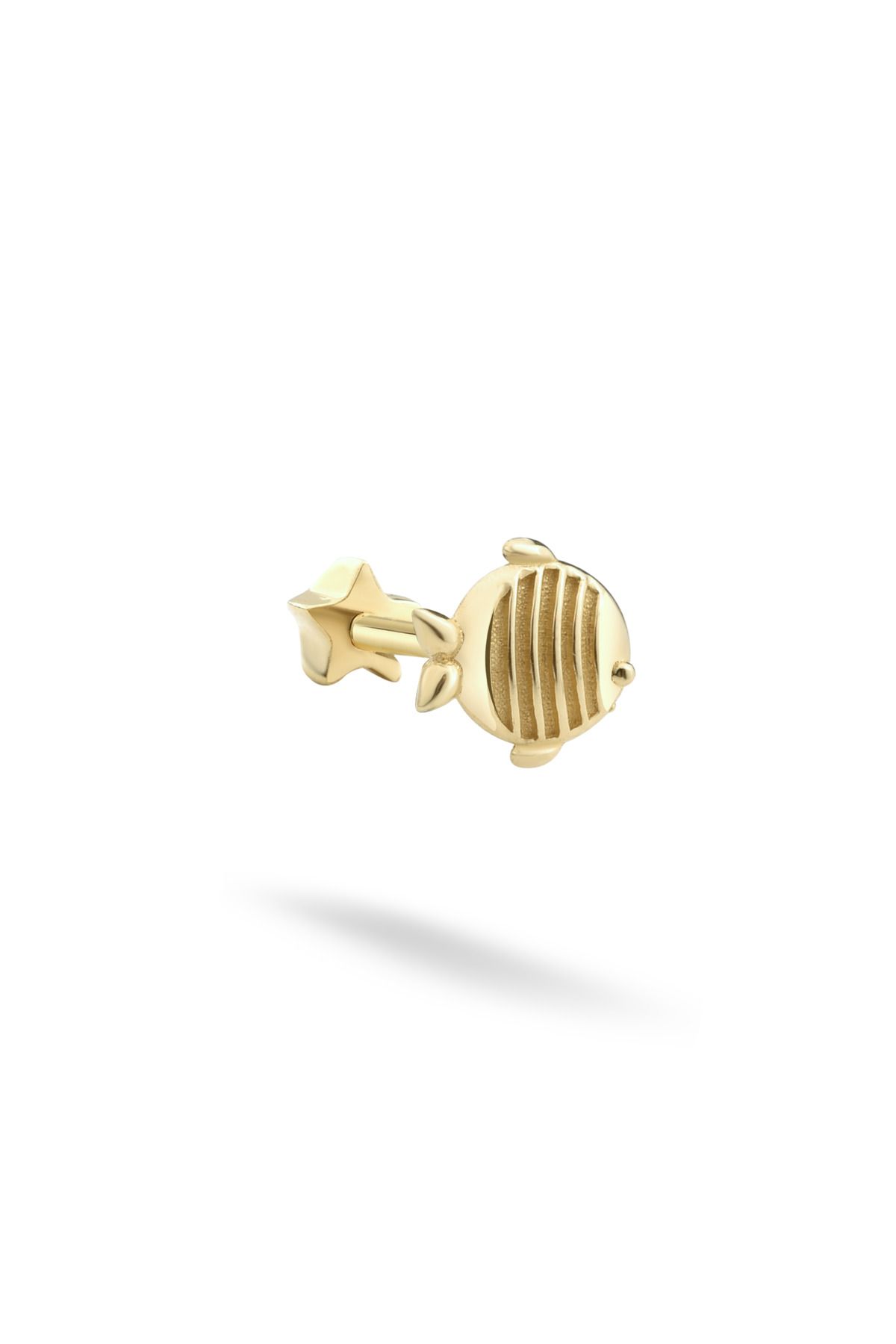 Lunia Atelier Balık Altın Piercing