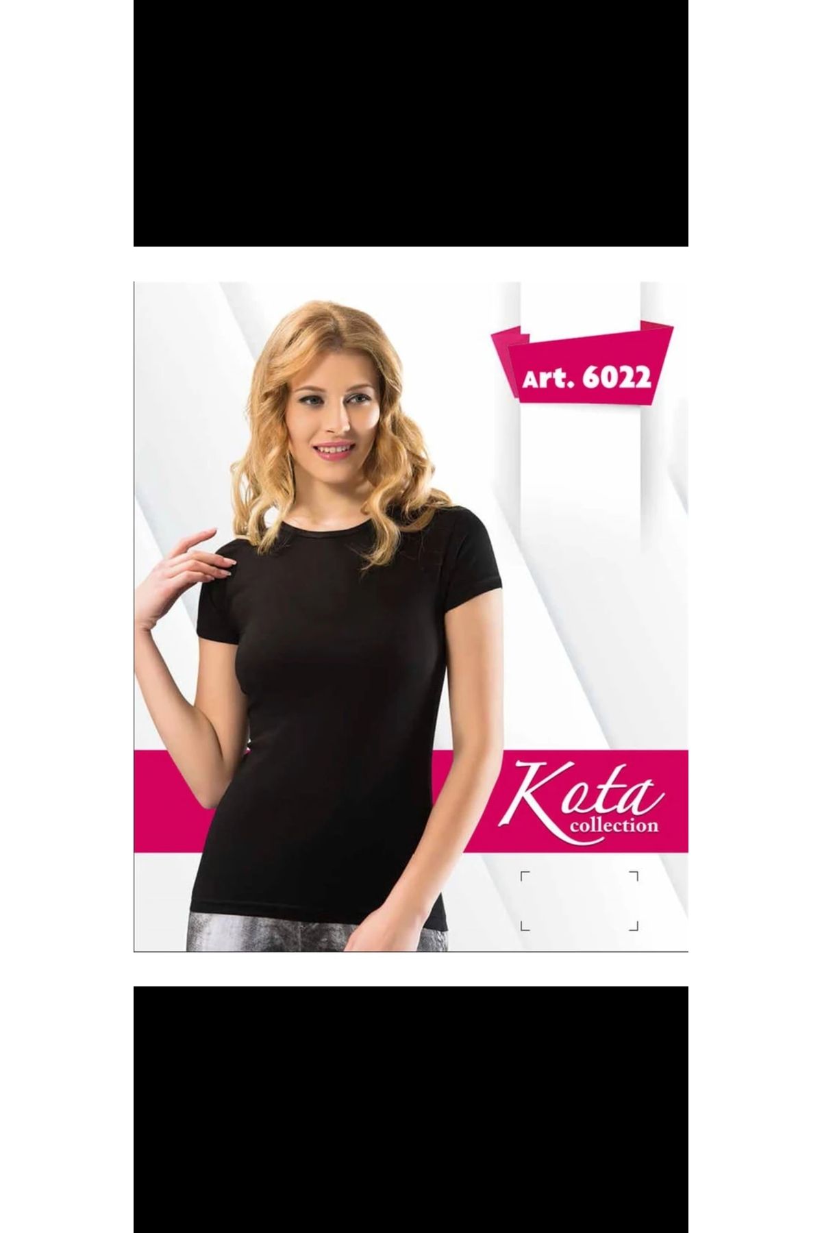 KOTA Bisiklet Yaka Likralı Kısa Kollu Tişört Kota 6022