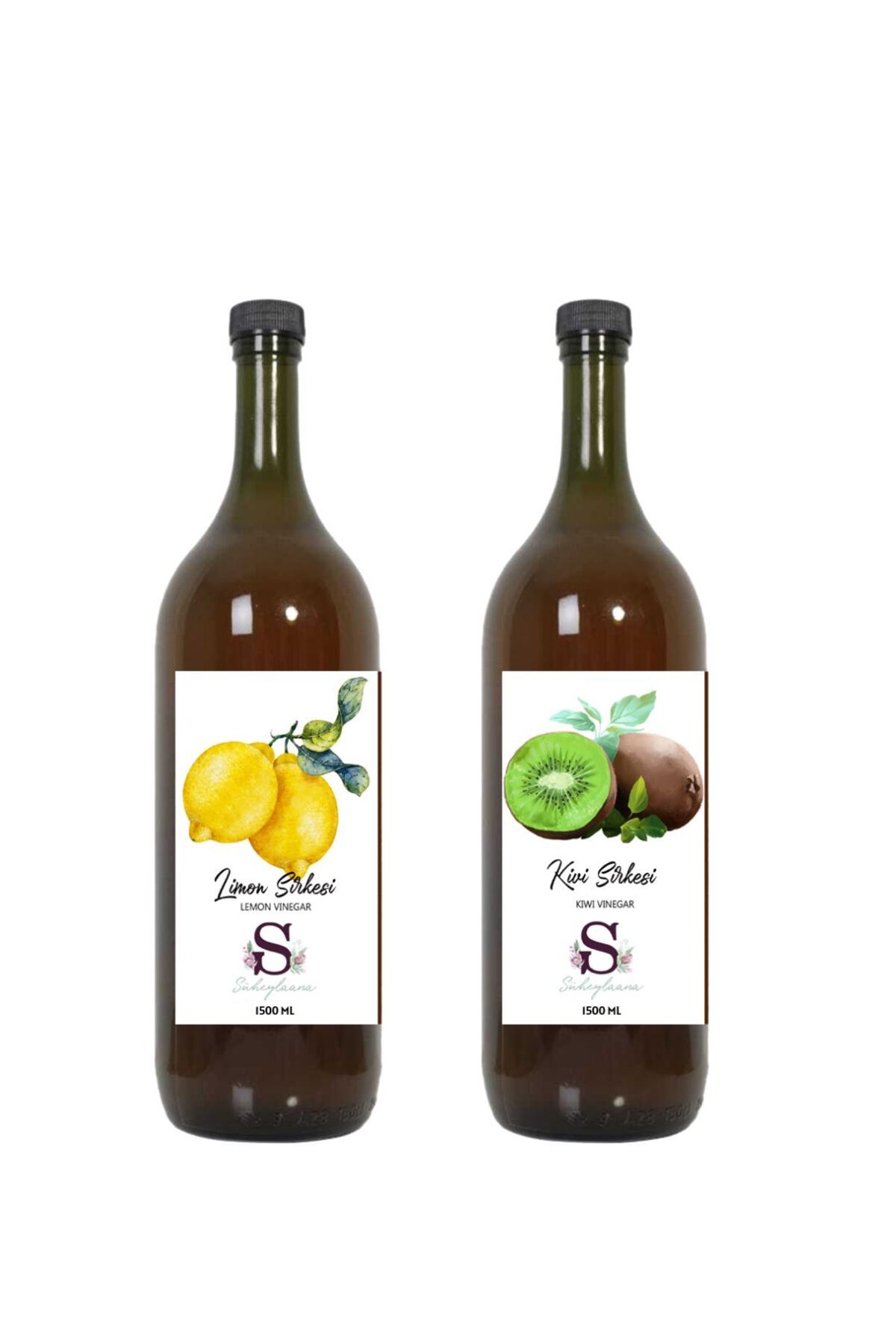Süheylaana Doğal Limon Sirkesi 1500 Ml - Doğal Kivi Sirkesi 1500 Ml