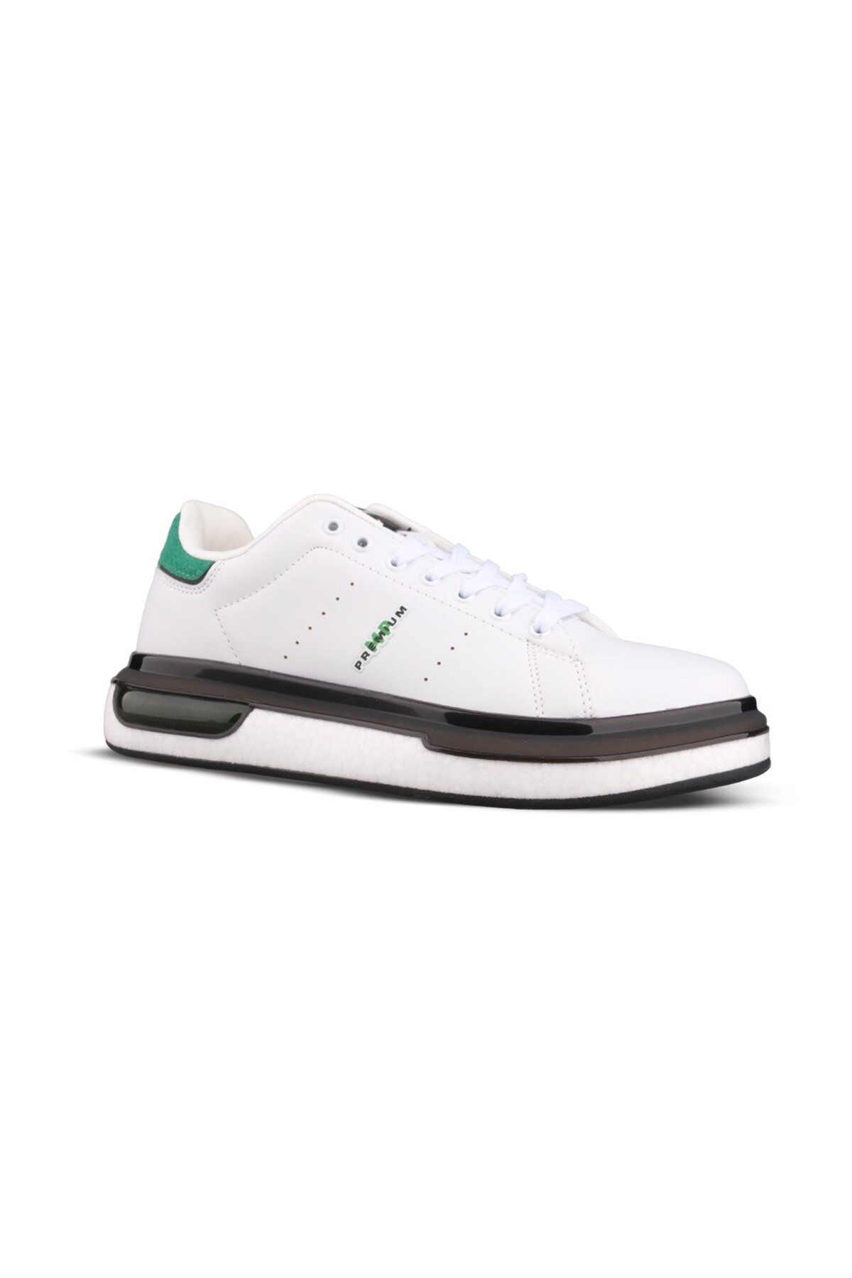 MP PREMIUM Erkek Sneaker - Beyaz-Yeşil,