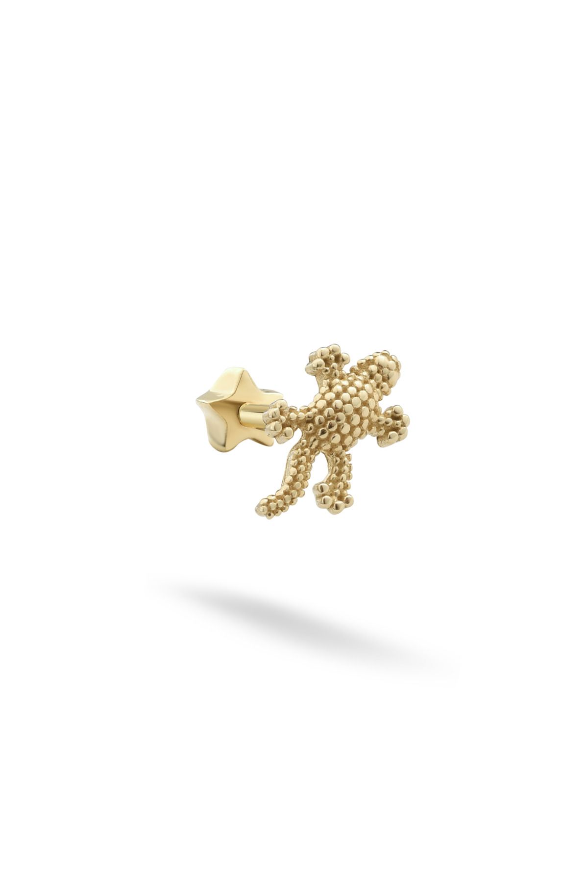 Lunia Atelier Kertenkele Altın Piercing