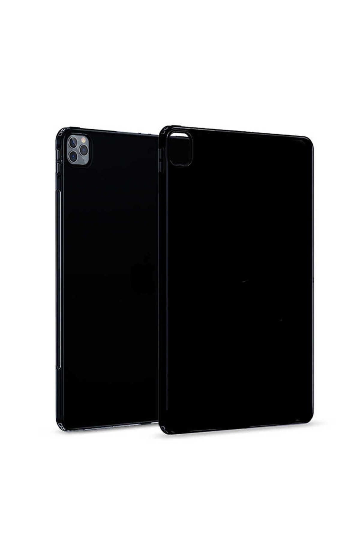 Uzaklarda Arama iPad Pro 11 2020 (2.Nesil) - Uyumlu Uyumlu UZRM Tablet Süper Silikon Kapak-Siyah