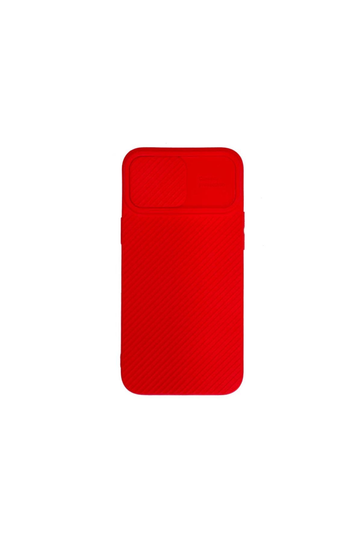 REDz Accessories Husă Din Silicon, Protecție Cameră, Compatibilă Cu Iphone 12 Pro Max, Roșie - One Size