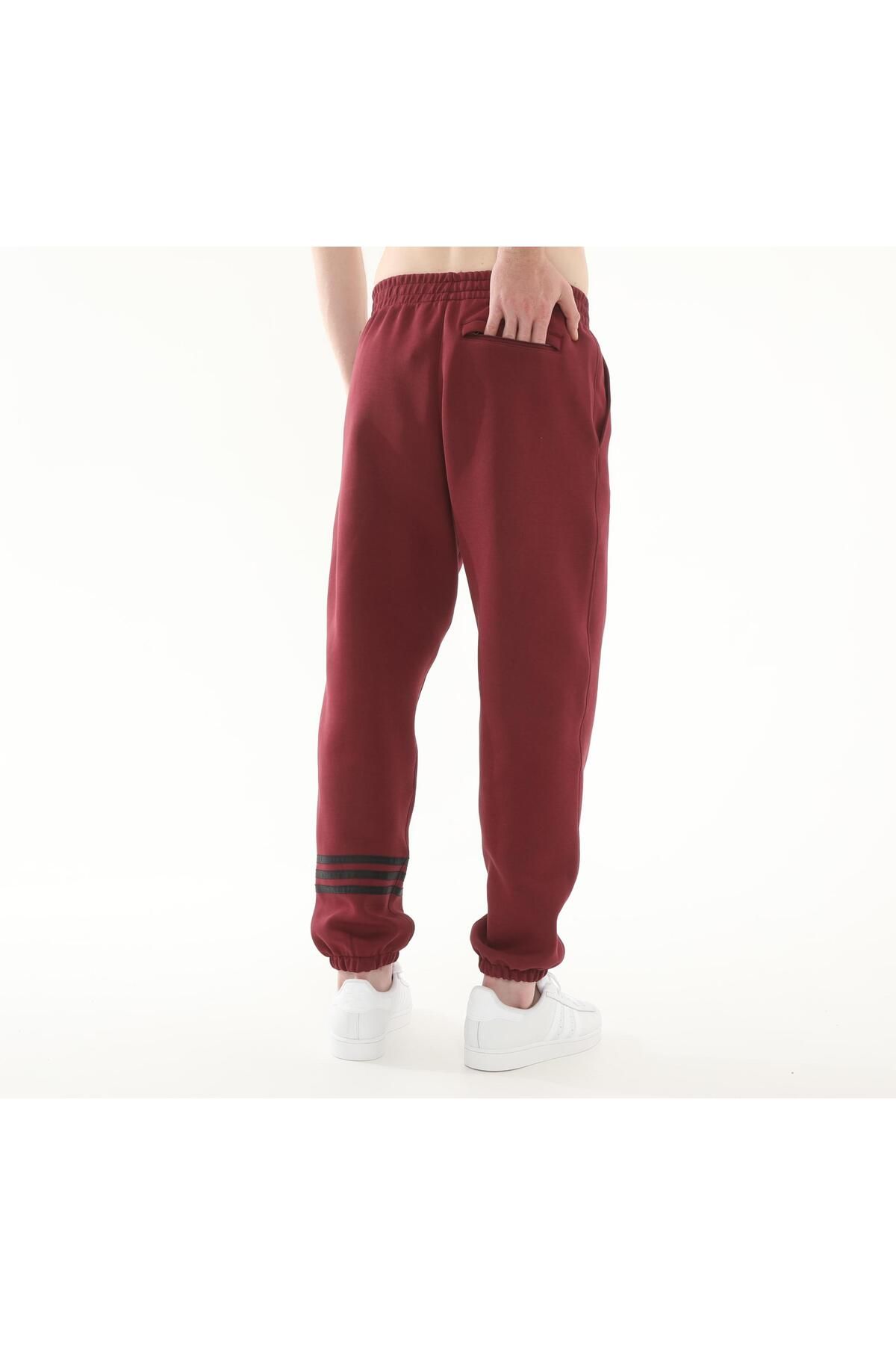 adidas-Jc9902-E Adidas Nc Pants Men's Sweatpants Burgundy 4