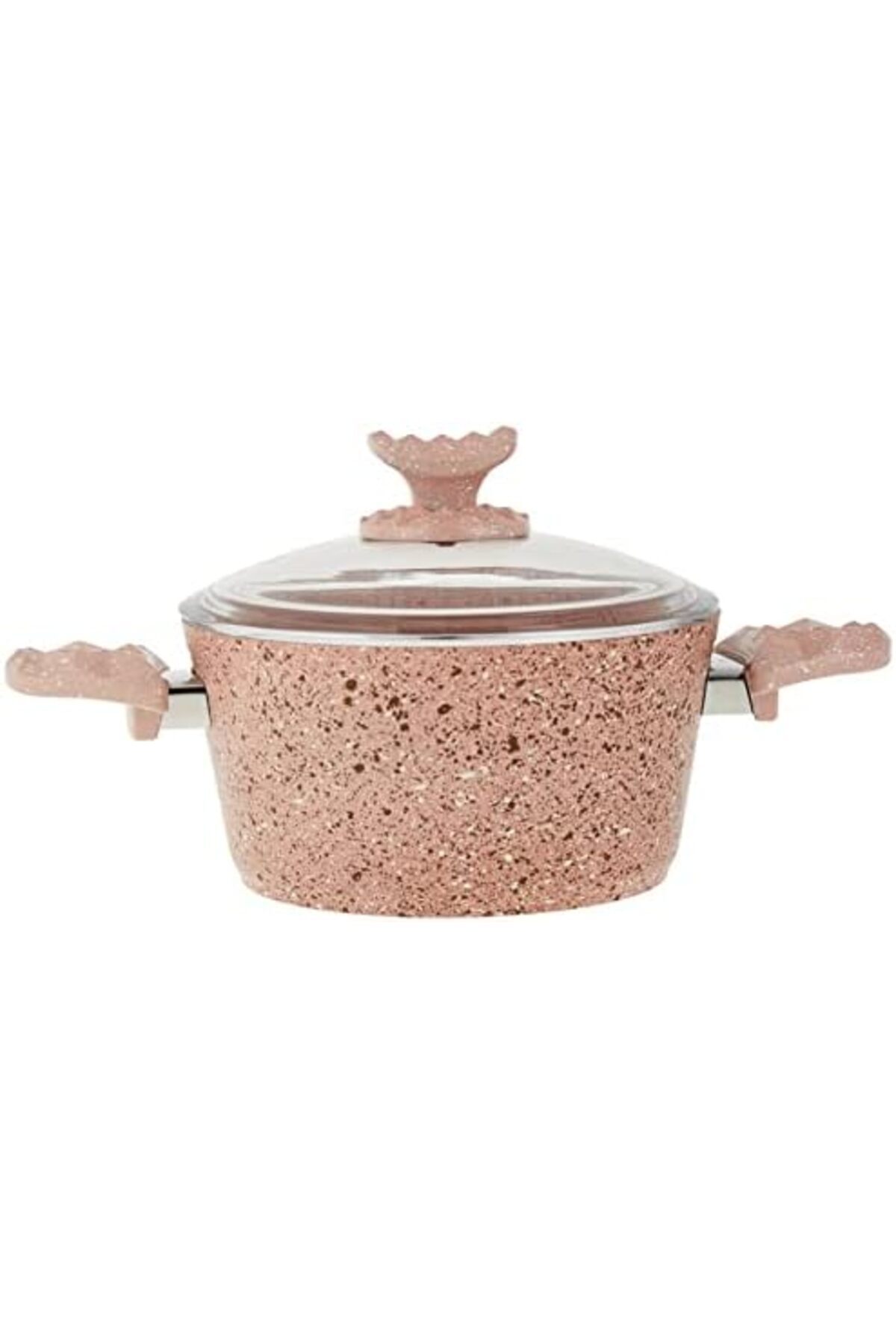 HOME MAKER-GRANITEC PINK CASSEROLE 20CM 4