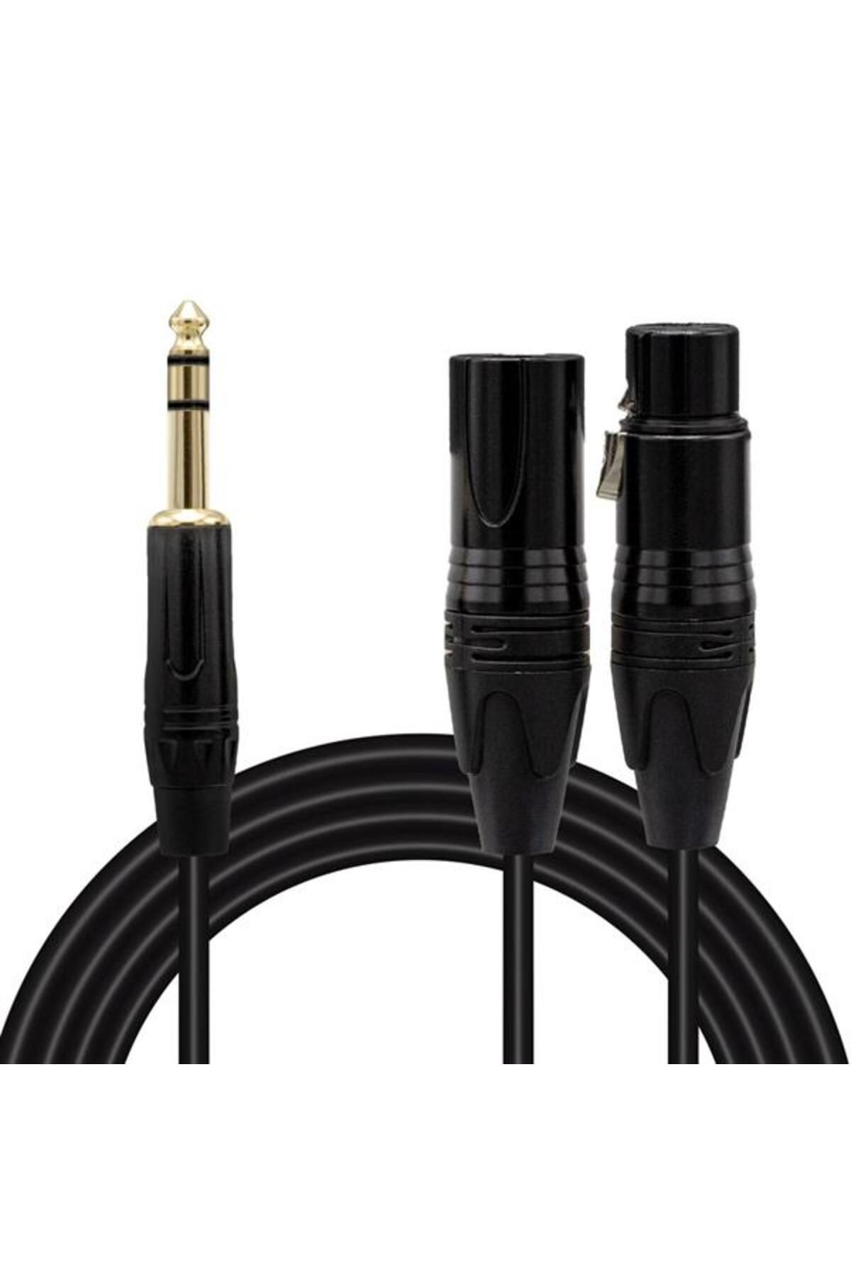feifei Magicvoice Ld390a Canon Erkek Dişi - 6.3 Mm Stereo Erkek 1.5 Metre Kablo