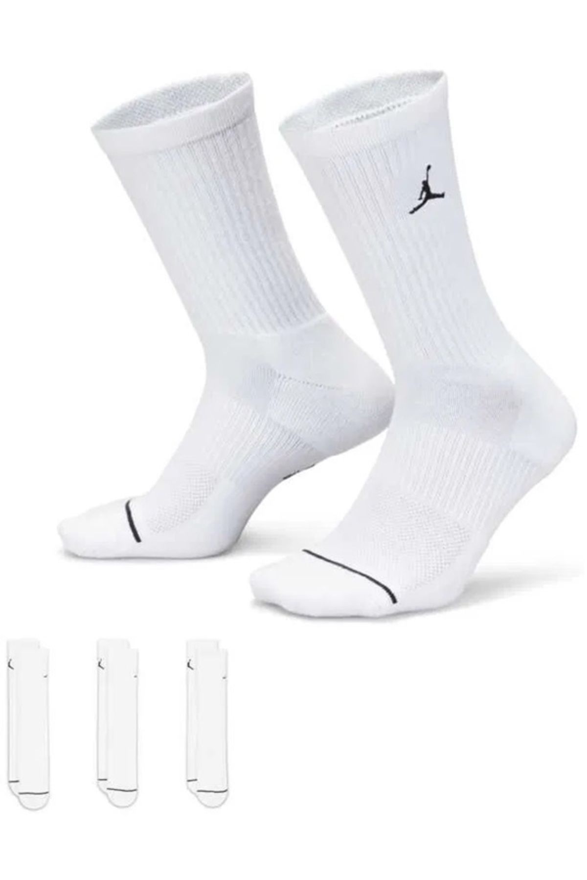 Nike Jordan Everyday Cush Poly Crew Spor Çorap (3 Çift)