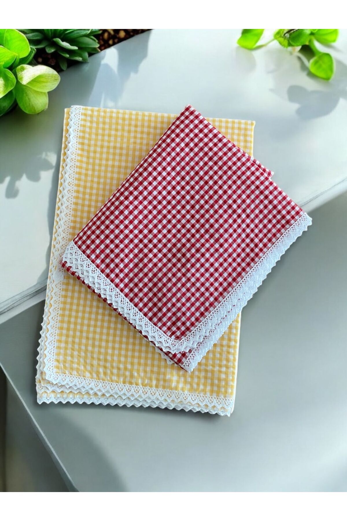 shop Kare Desenli Fistolu Masa Örtüsü Piknik Örtüsü Sofra Bezi