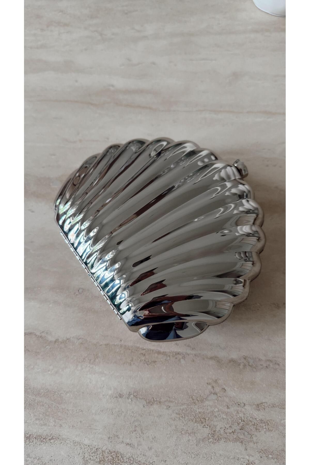 Fistan Byn Melisa Silver Shell Çanta